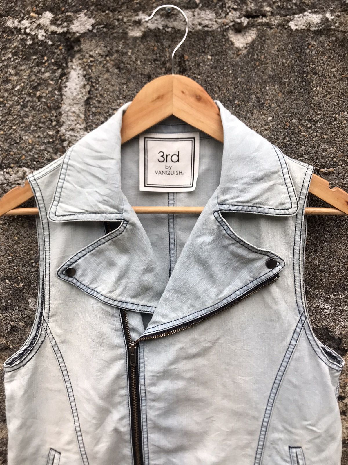 Designer × Japanese Brand × Vanquish 🌟Nice Design 3rd By Vanquish Double Collar Vest Size US S / EU 44-46 / 1 - 6 Thumbnail