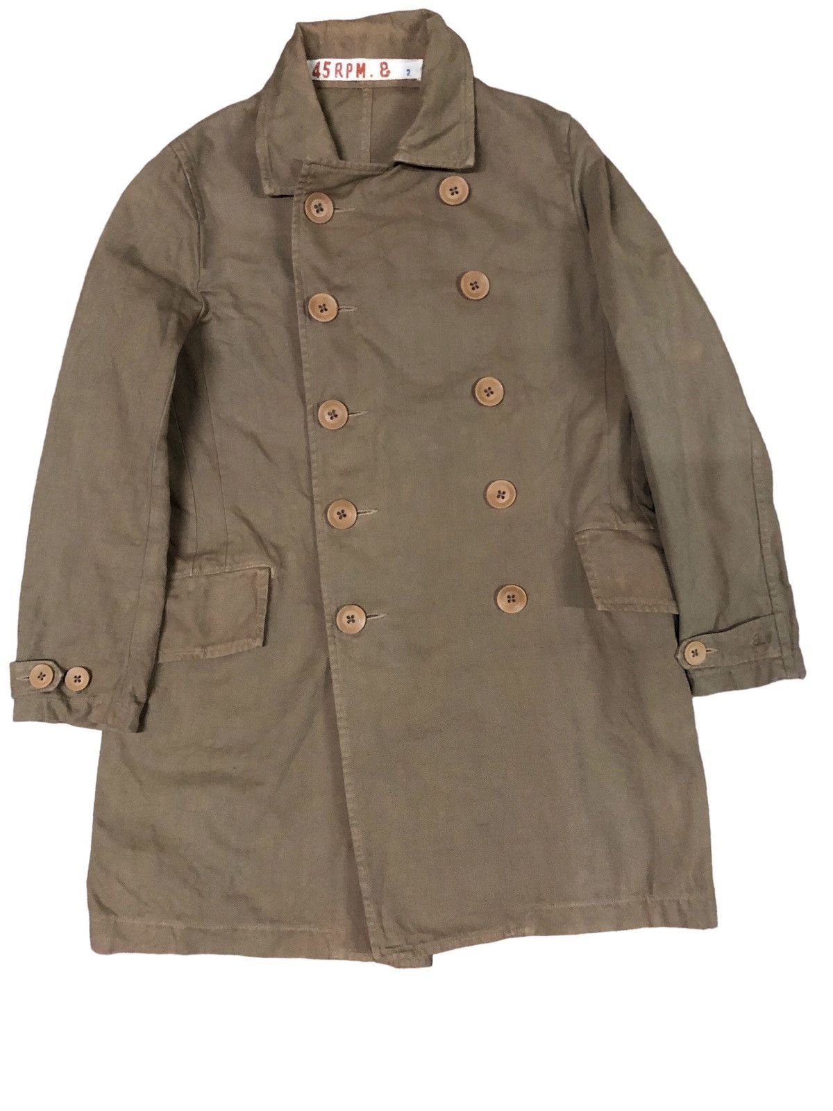 45rpm By Kiro Hirata Double Breast Jacket