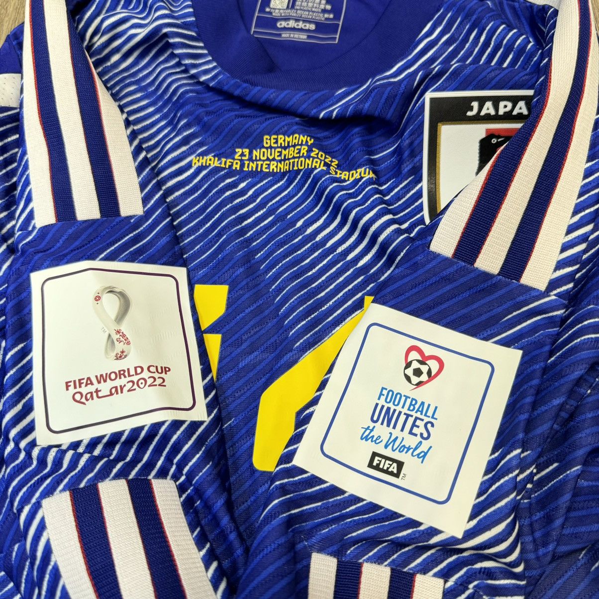 Adidas Japan World Cup 2022 player issue set #14 Ito (Bnwt) Size US XL / EU 56 / 4 - 7 Thumbnail