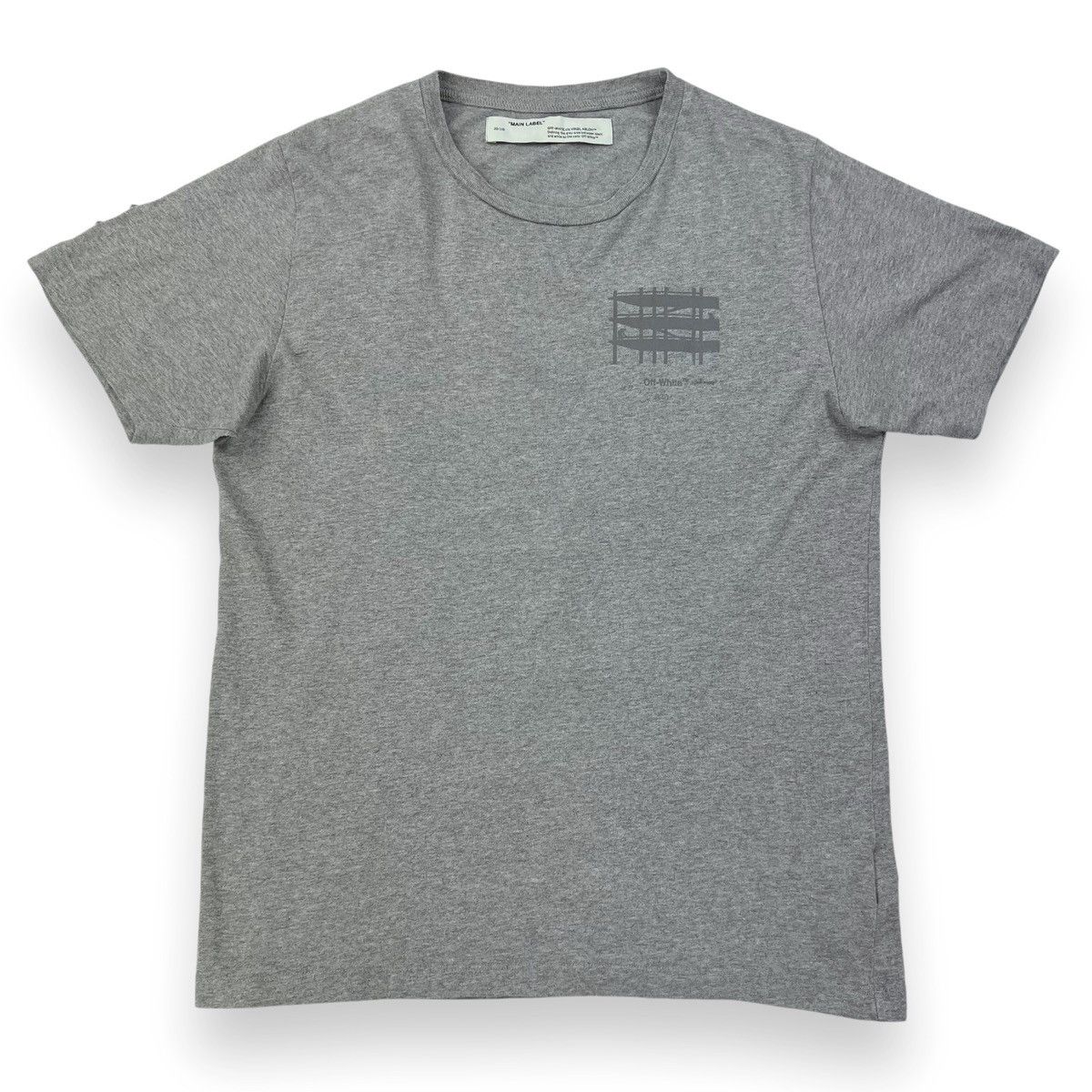 Off-White Off-White Industrial 3M Arrows Grey T Shirt Size US L / EU 52-54 / 3 - 2 Thumbnail