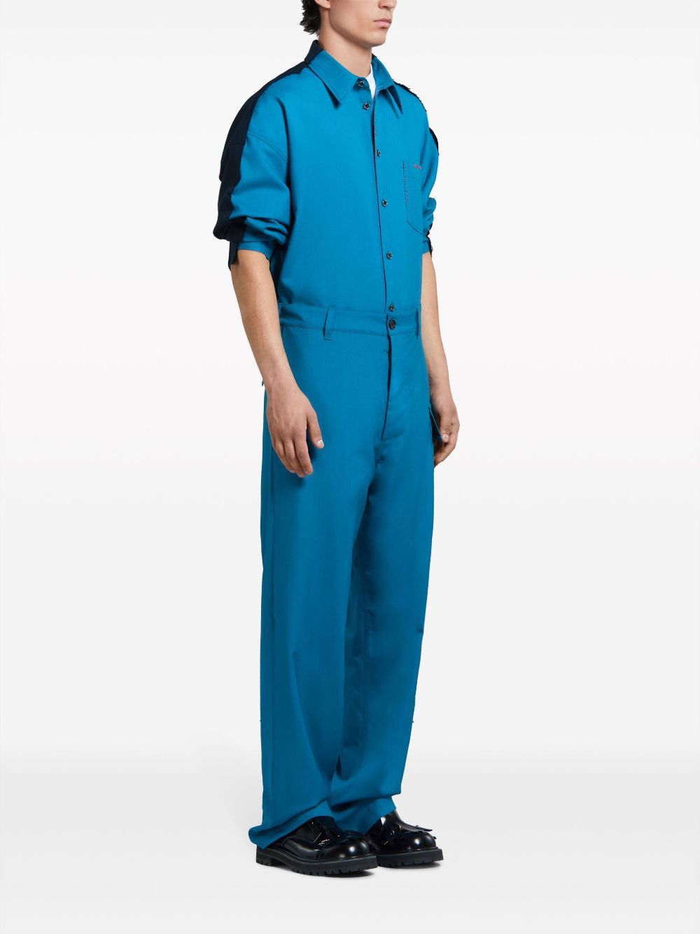 Marni o1w1db10125 Cargo-Pocket Straight-Leg Trousers in Virgin Size US 38 / EU 54 - 2 Thumbnail