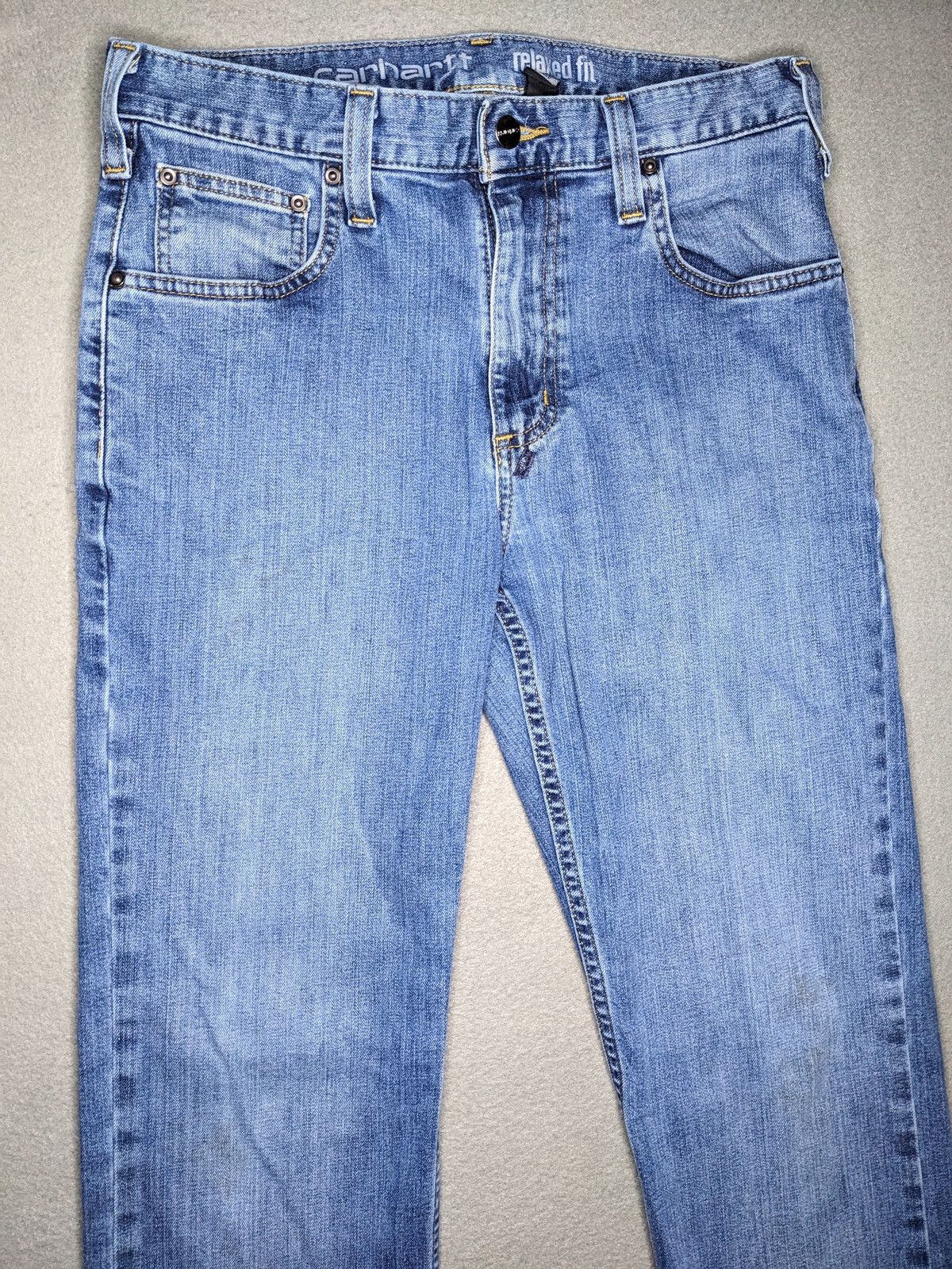 Carhartt Carhartt Straight Jeans Mens 30x34 Rugged Relaxed Stretch Size US 30 / EU 46 - 4 Thumbnail