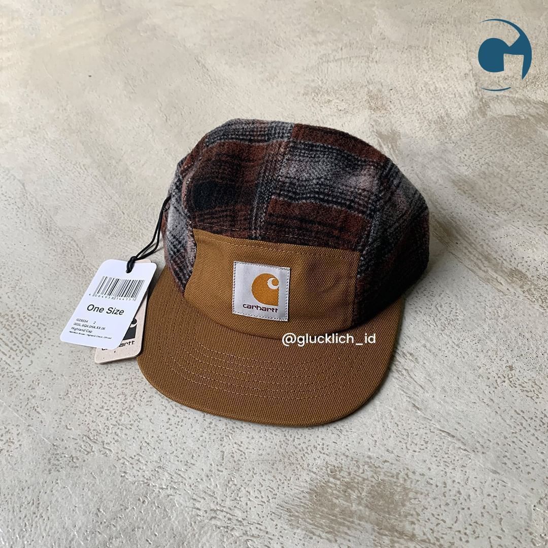 Carhartt Wip Carhartt WIP, Highland Cap in Hamilton Brown Size ONE SIZE - 1 Thumbnail