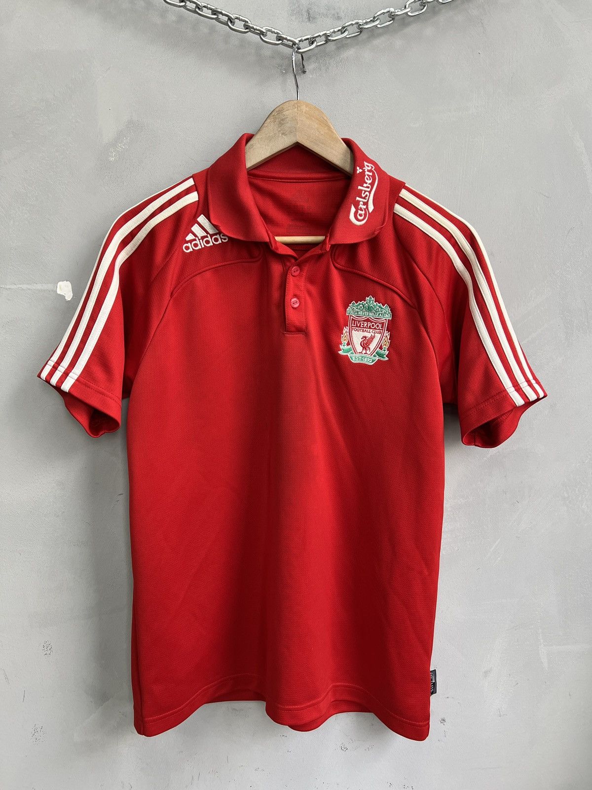 Adidas Adidas 2000s Liverpool football training jersey Size US S / EU 44-46 / 1 - 1 Thumbnail