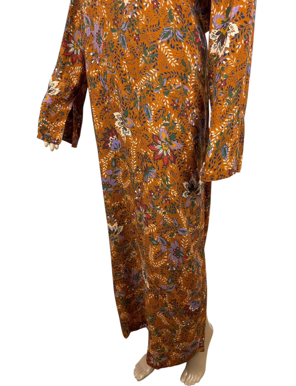 Libertine-Libertine Libertine - Libertine Floral Printed Viscose Maxi Dress XS Size XS / US 0-2 / IT 36-38 - 4 Thumbnail