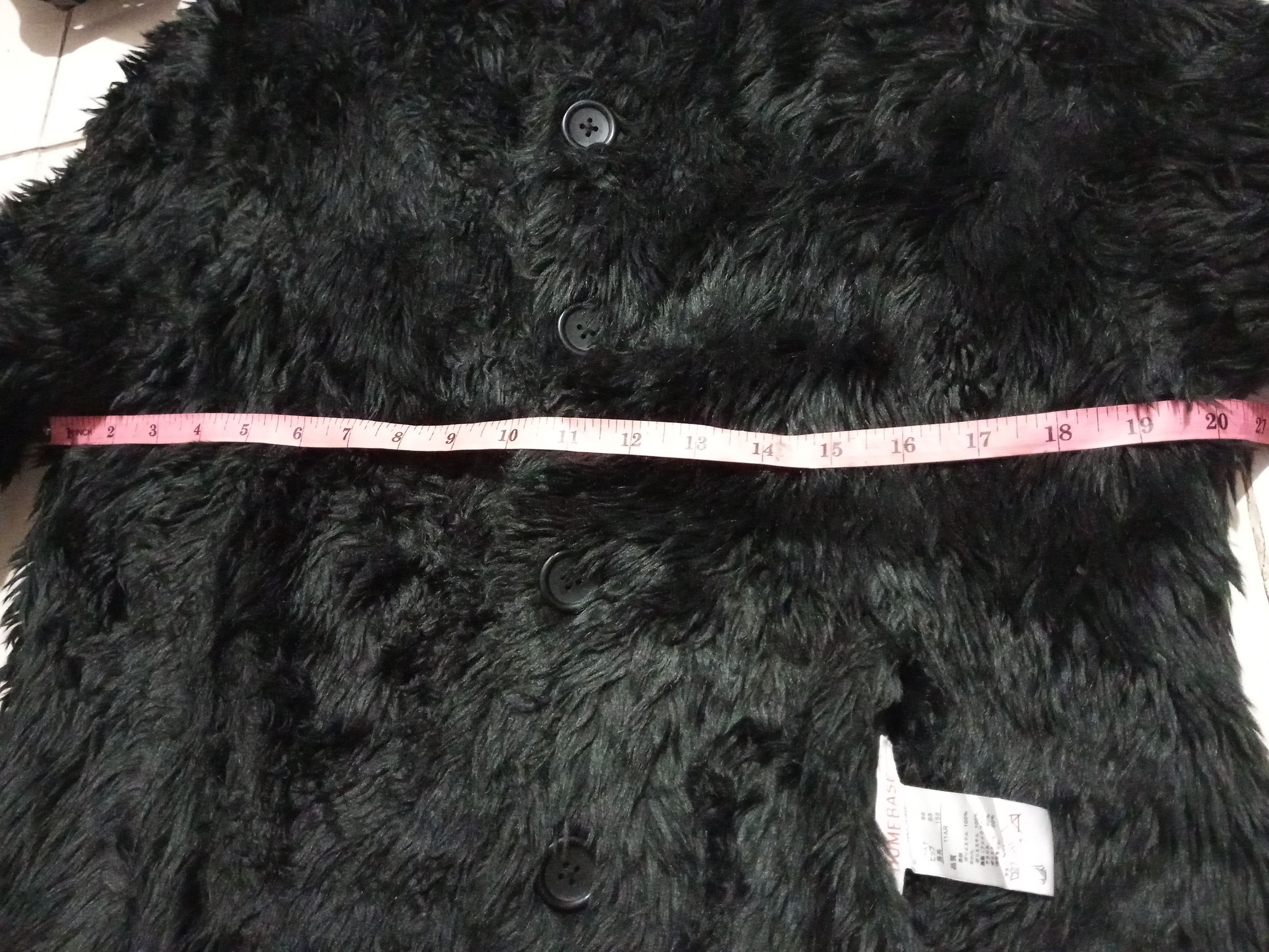 If Six Was Nine × Japanese Brand Fur Black long Mohair blazer Size US M / EU 48-50 / 2 - 6 Thumbnail