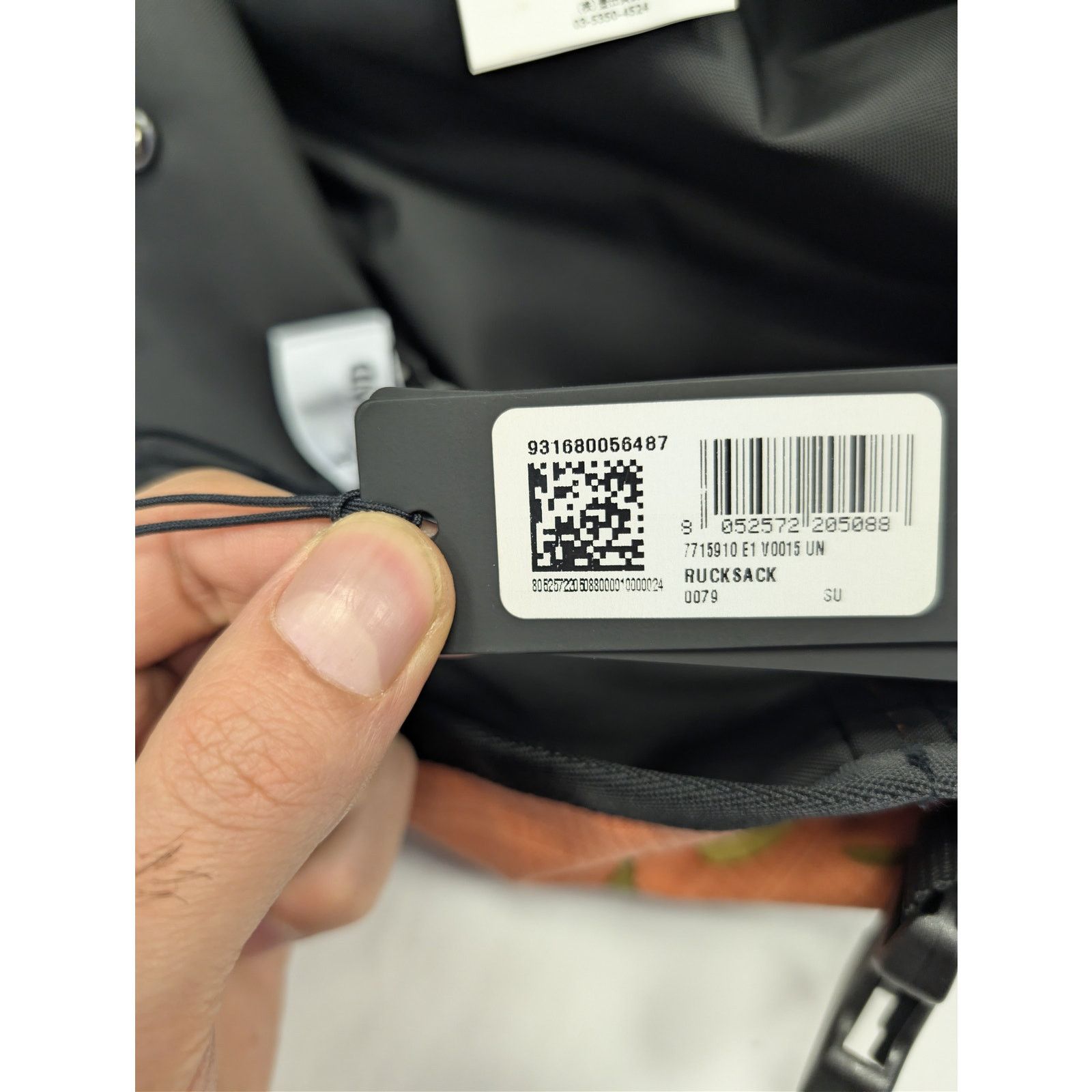 Stone Island o1rshd1 Heritage Camo Ripstop Nylon Watro Backpack Orange Size ONE SIZE - 22 Thumbnail