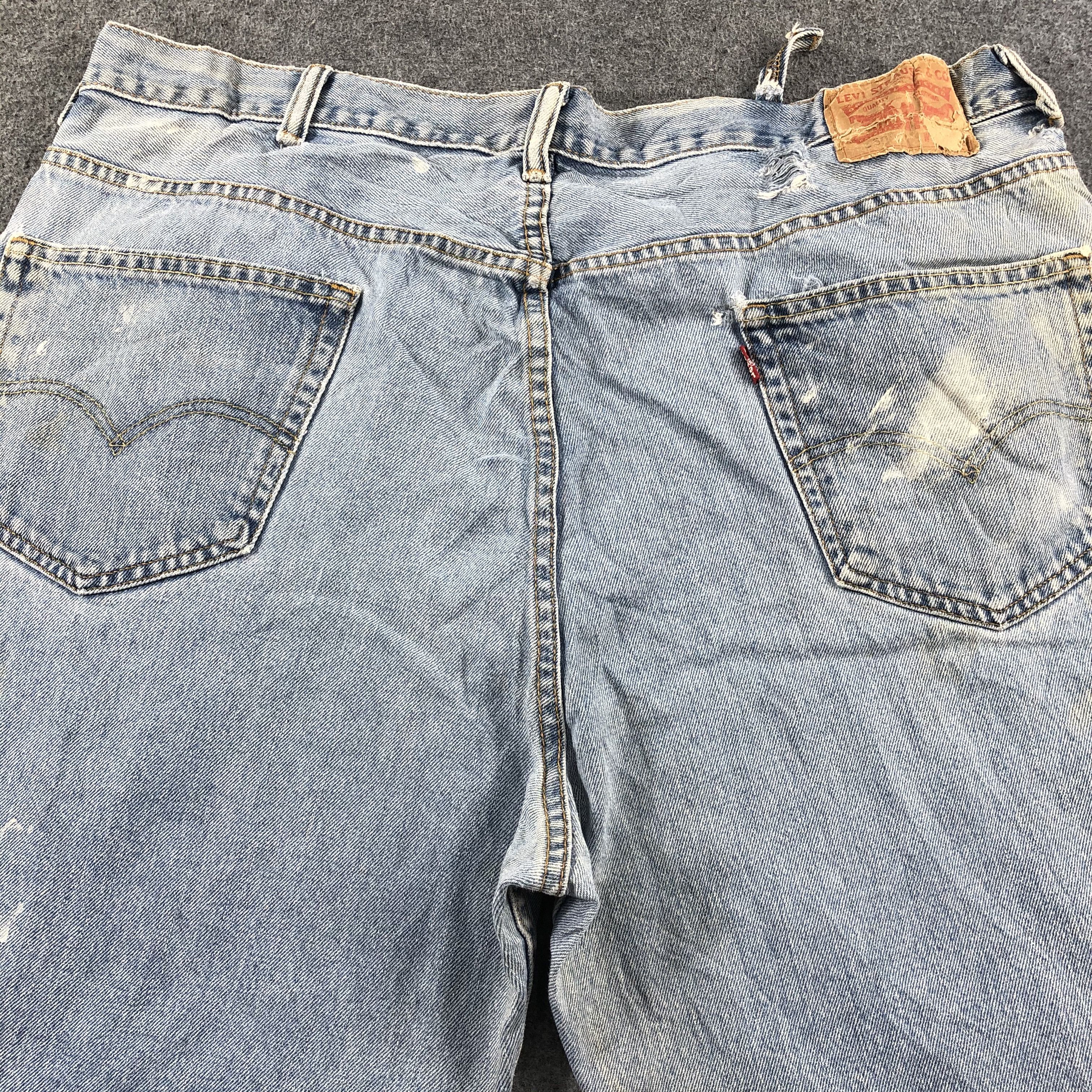 Levi's Vintage Blue Wash Levis 550 Jeans-J2633 Size US 40 / EU 56 - 4 Thumbnail