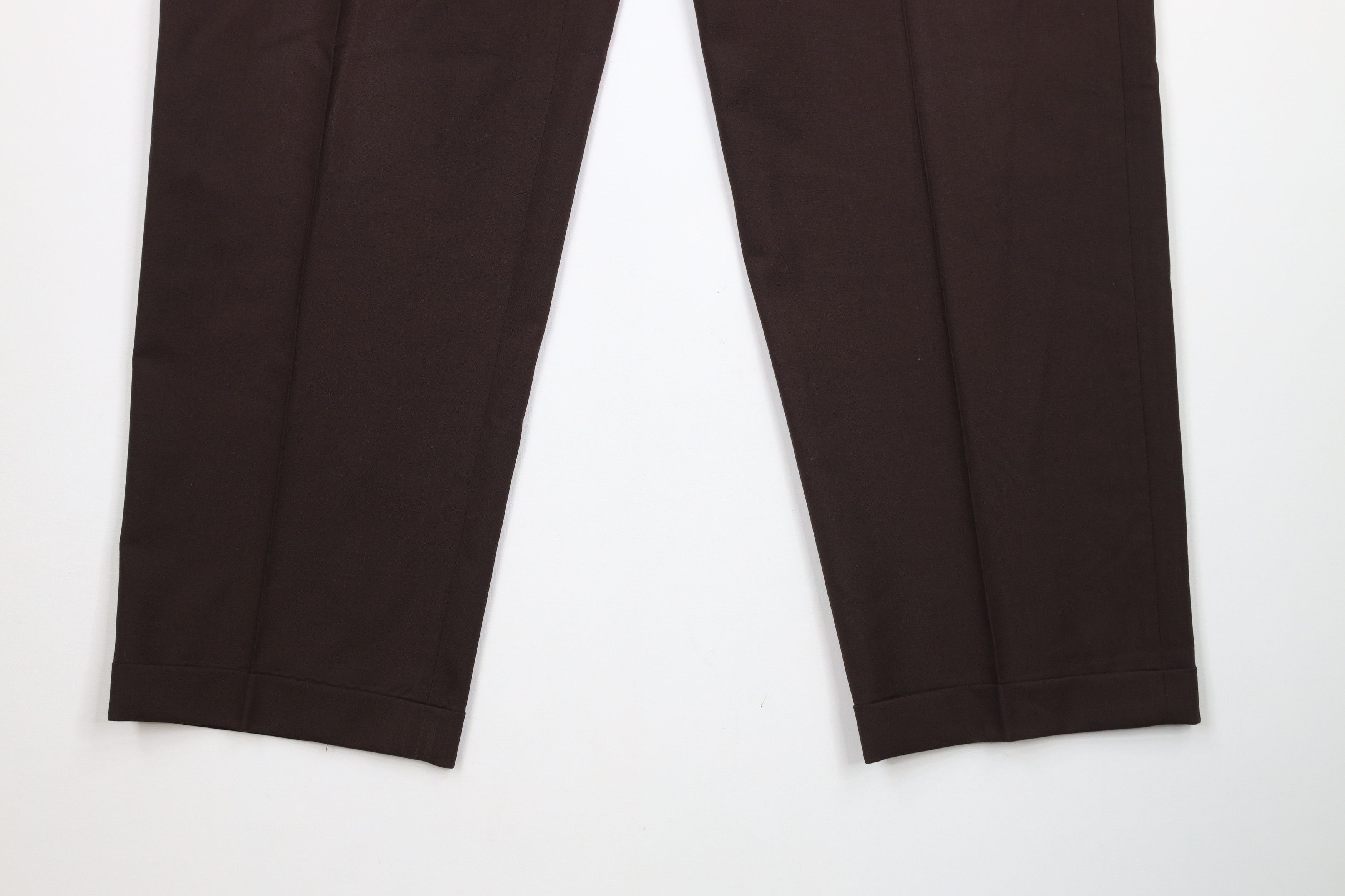 Vintage Vintage 90s Streetwear Pleated Cuffed Wide Leg Chino Pants Size US 36 / EU 52 - 4 Thumbnail