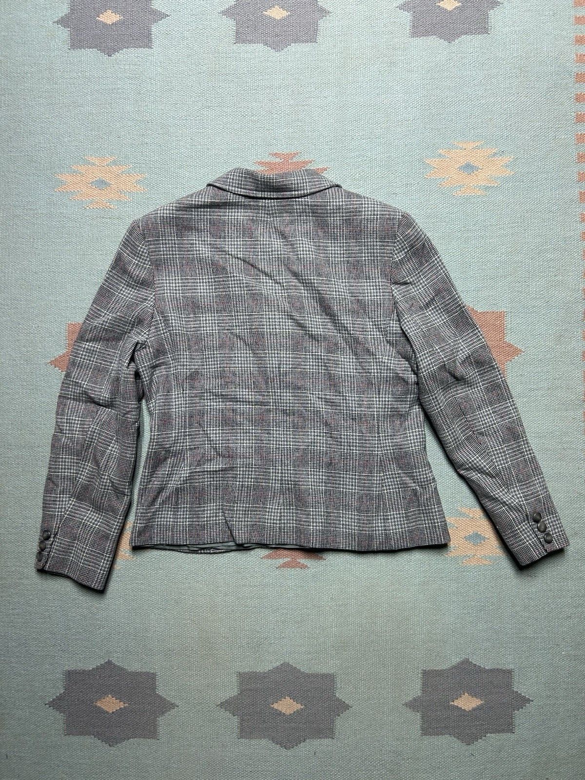 Vintage Vtg Pendleton wool blazer jacket tartan made USA women’s 10 Size M / US 6-8 / IT 42-44 - 6 Thumbnail