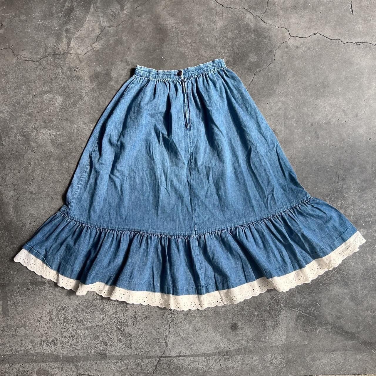 Vintage PRAIRE_MAX_SKIRT Size 24" / US 00 / IT 34 - 2 Thumbnail