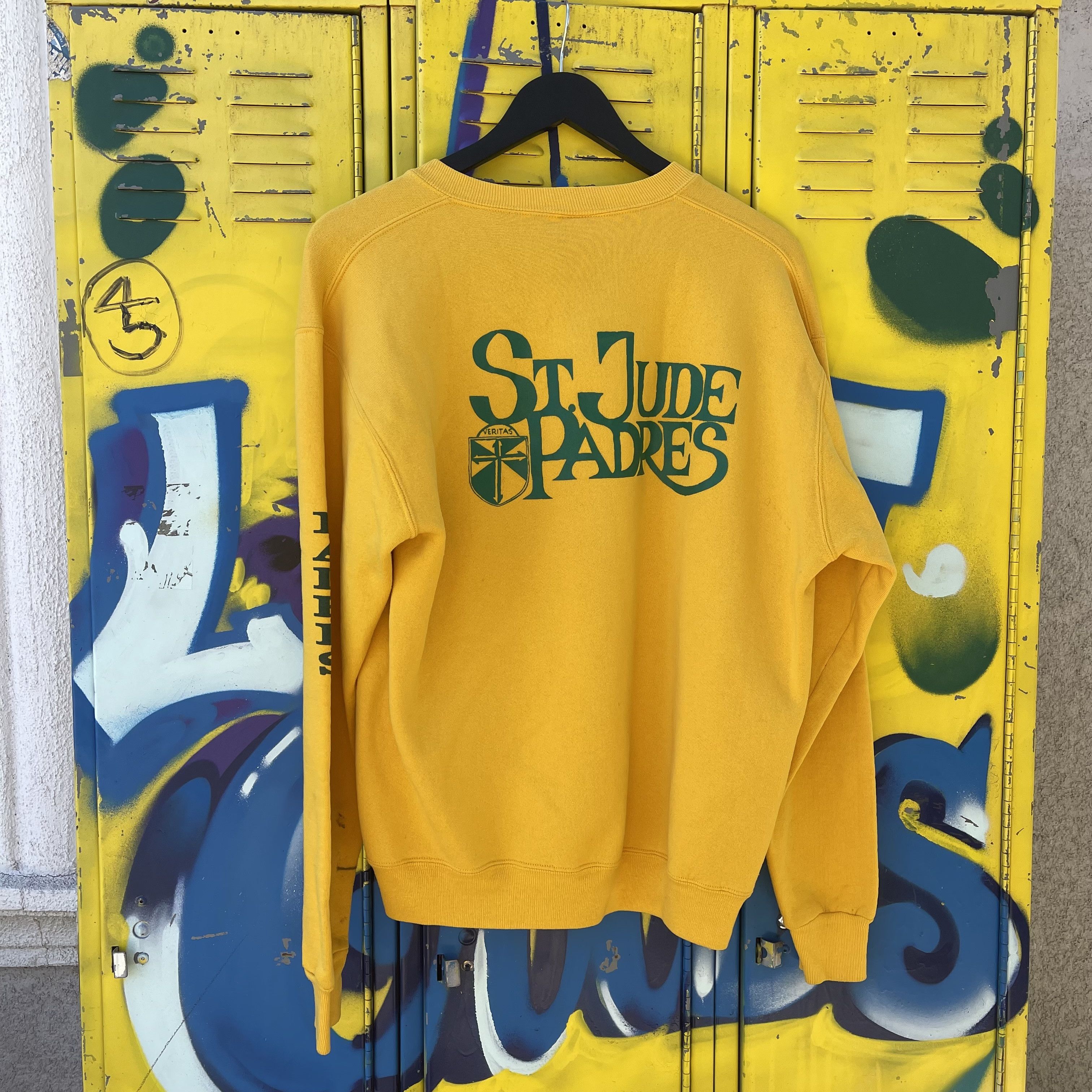 Russell Athletic × Vintage Vintage Russell Athletic Made in USA St Jude Padres Crewneck Size US L / EU 52-54 / 3 - 4 Thumbnail