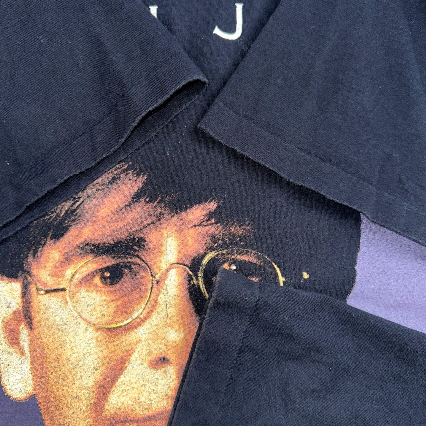 Vintage VINTAGE Elton John Gem T-Shirt Black XL Men Crew Neck Short Sleeve Made In USA Size XL 90s Vintage Theme Music Band Size US XL / EU 56 / 4 - 6 Thumbnail