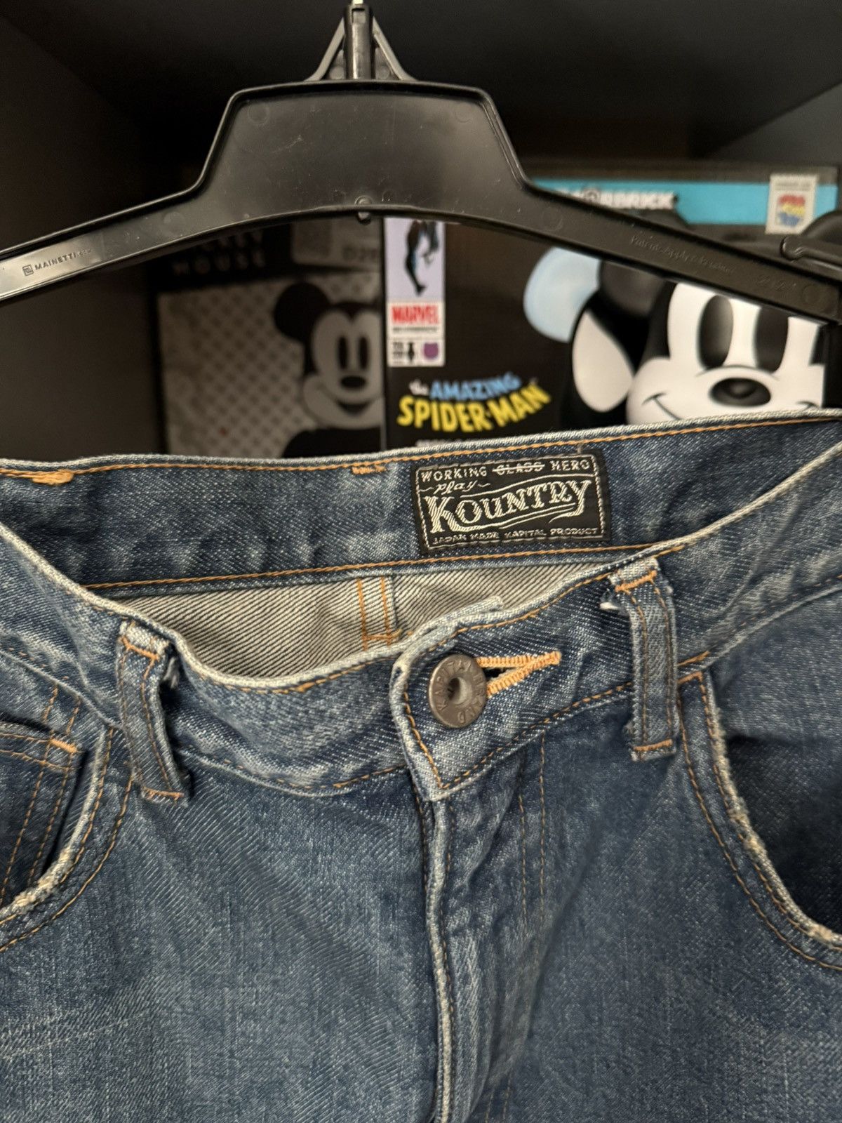 Kapital Kountry Kapital 14OZ Denim 5P Flare Jeans Crazy Dixie Remake Size US 32 / EU 48 - 3 Thumbnail