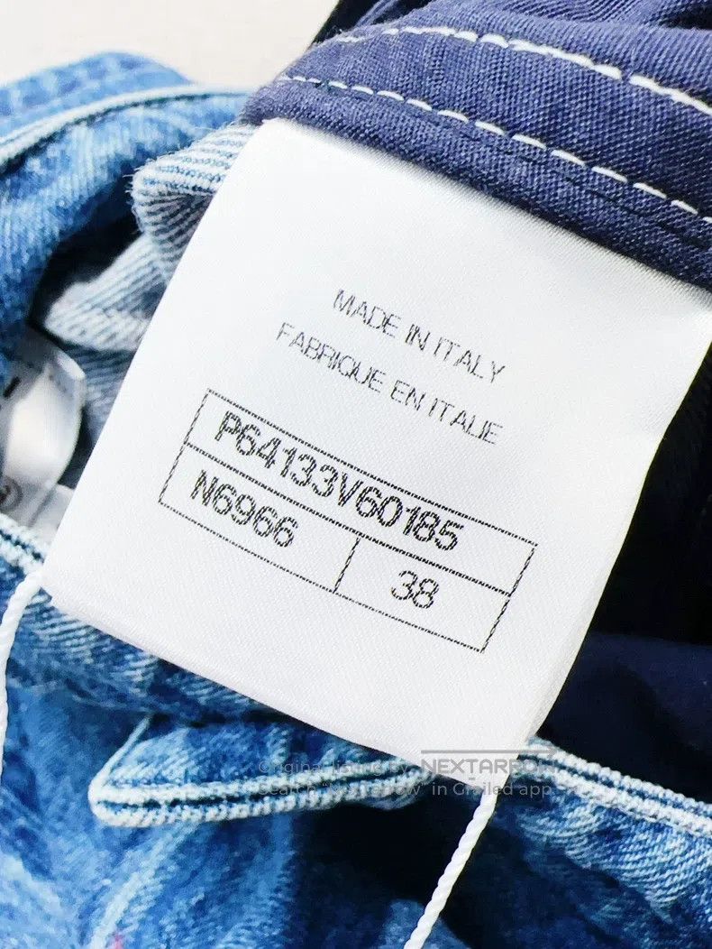 Chanel Chanel Blue denim skirt Size 25" / US 0 / IT 36 - 6 Thumbnail
