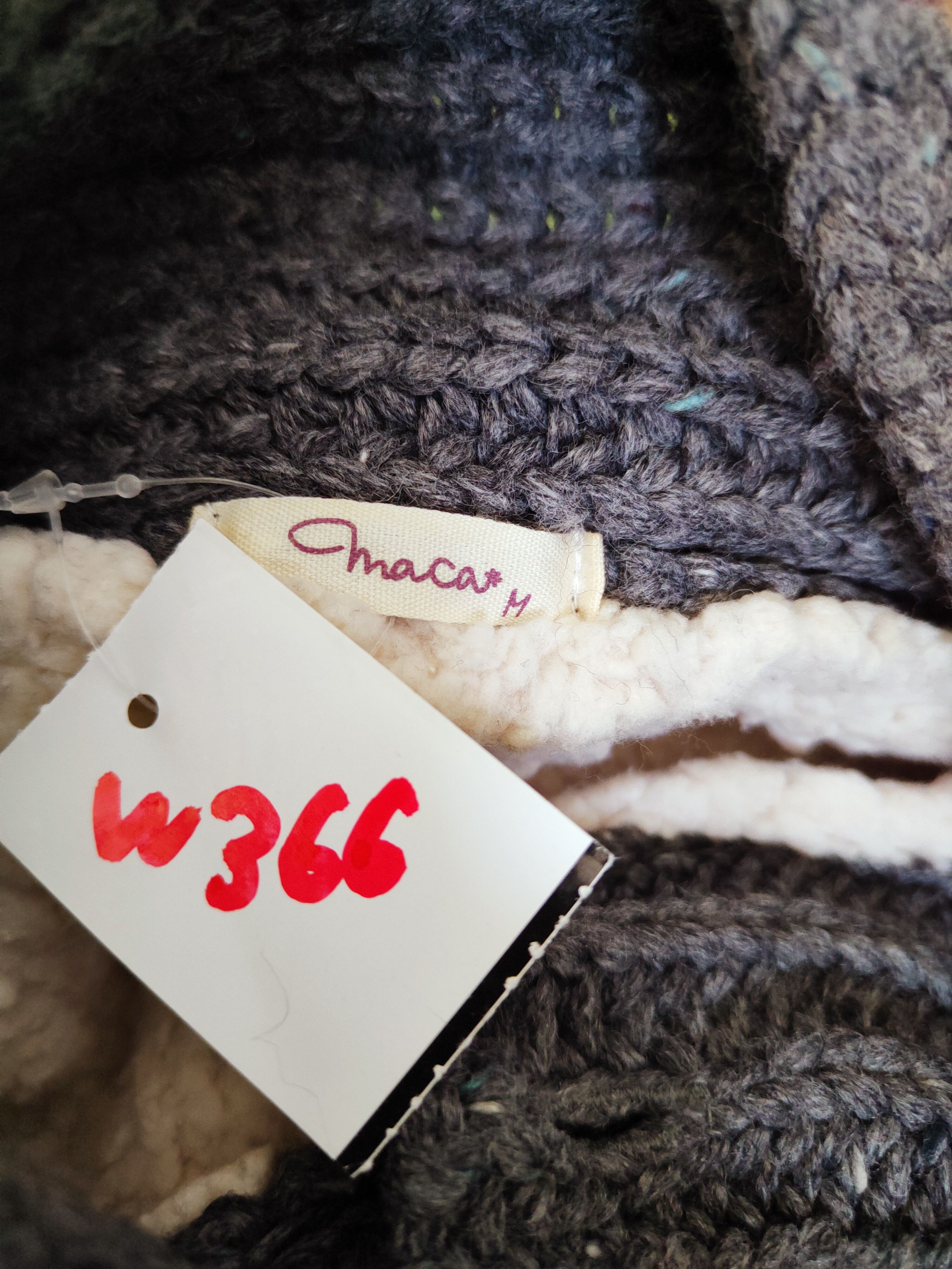 Japanese Brand × Vintage Maca Dark Gray Knitwear Cardigan #W366 Size S / US 4 / IT 40 - 11 Thumbnail