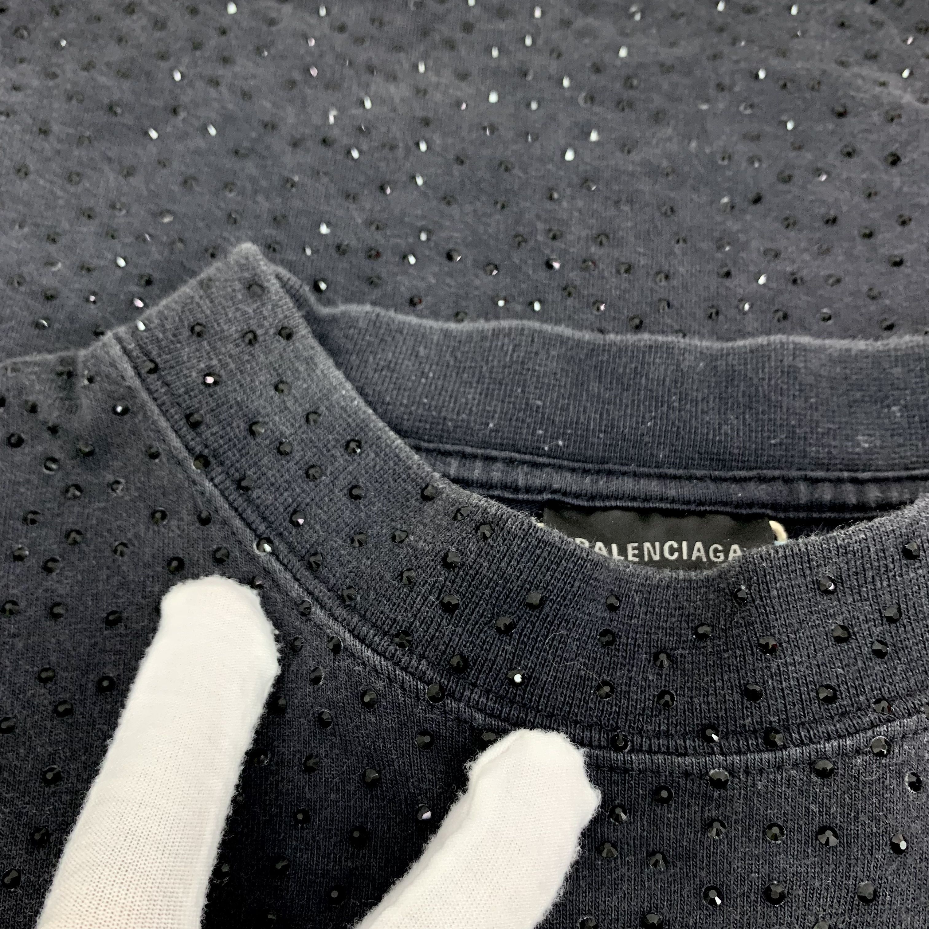 Balenciaga Balenciaga Studded T-Shirt Black (M) Size US M / EU 48-50 / 2 - 3 Thumbnail