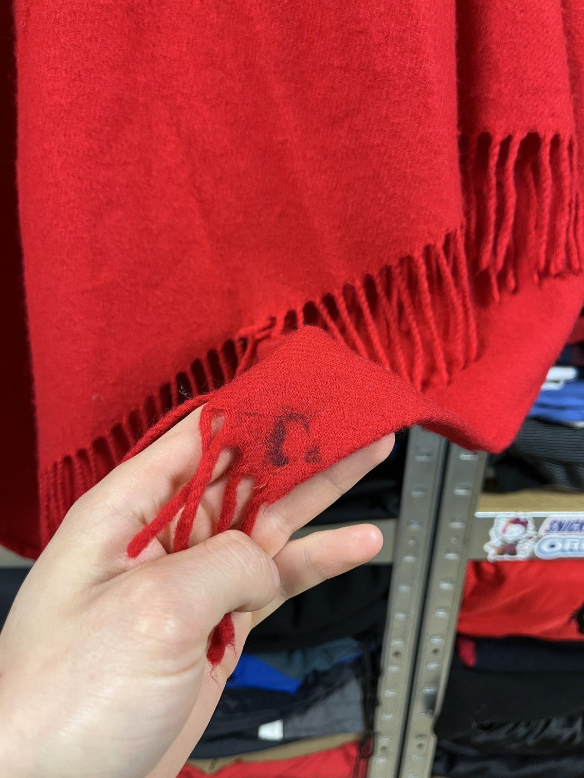 Johnstons Of Elgin Vintage Johnstons of Elgin Wool Red Women’s Cape Poncho Size ONE SIZE - 8 Thumbnail