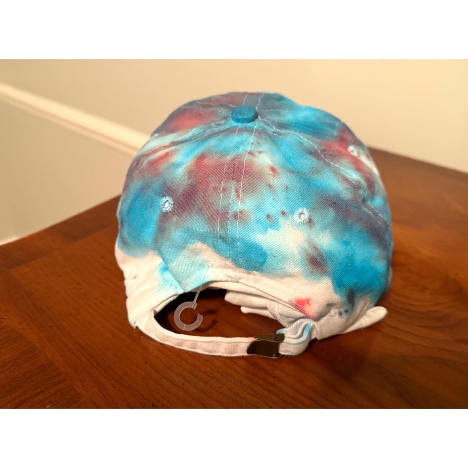 BMW BMW Championship Hat Cap Baseball Cap Strap Back One Size Fits All Cotton Tie Dye White Men Adjustable Sports Outdoors Fashion 90s Size ONE SIZE - 3 Thumbnail