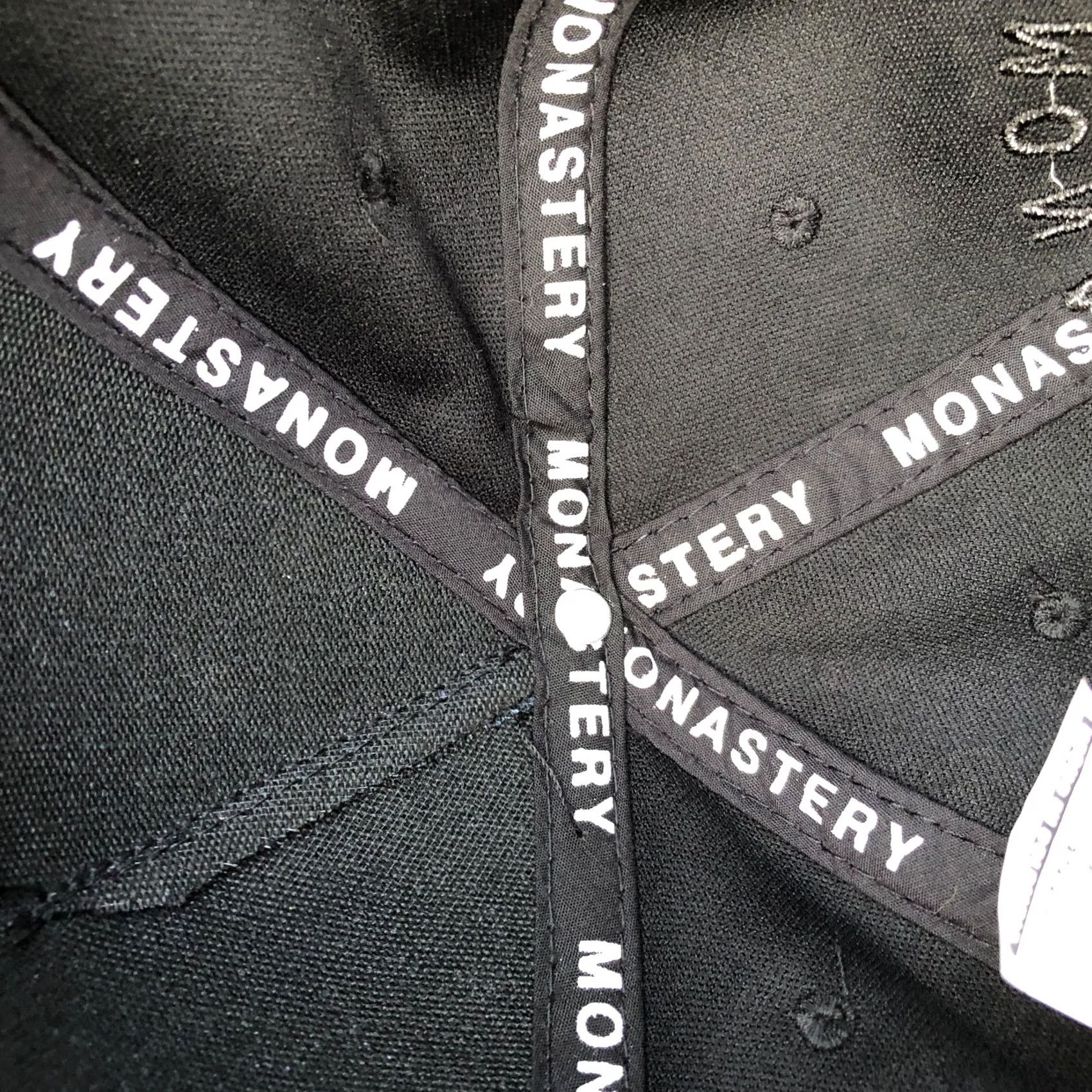 Vintage MONASTERY COUTURE Snapback Hat Men's One Size Black Adjustable Cap Size ONE SIZE - 6 Thumbnail