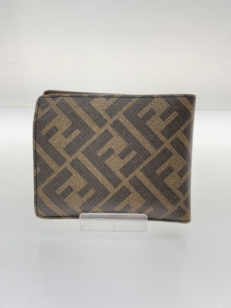 Fendi Fendi Leather Bi-Fold Wallet Brown Size ONE SIZE - 2 Thumbnail