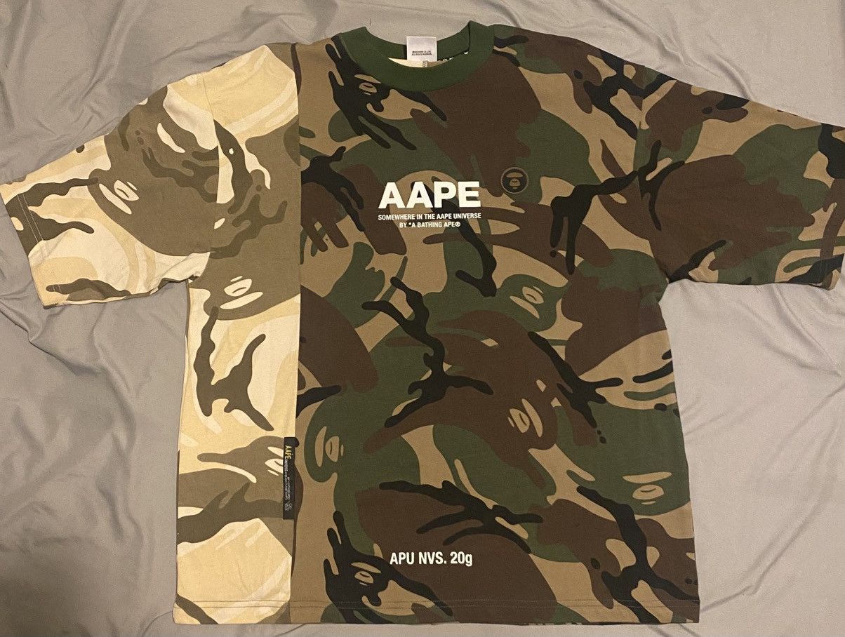 Aape AAPE Camo embroidered tee Size US M / EU 48-50 / 2 - 1 Thumbnail