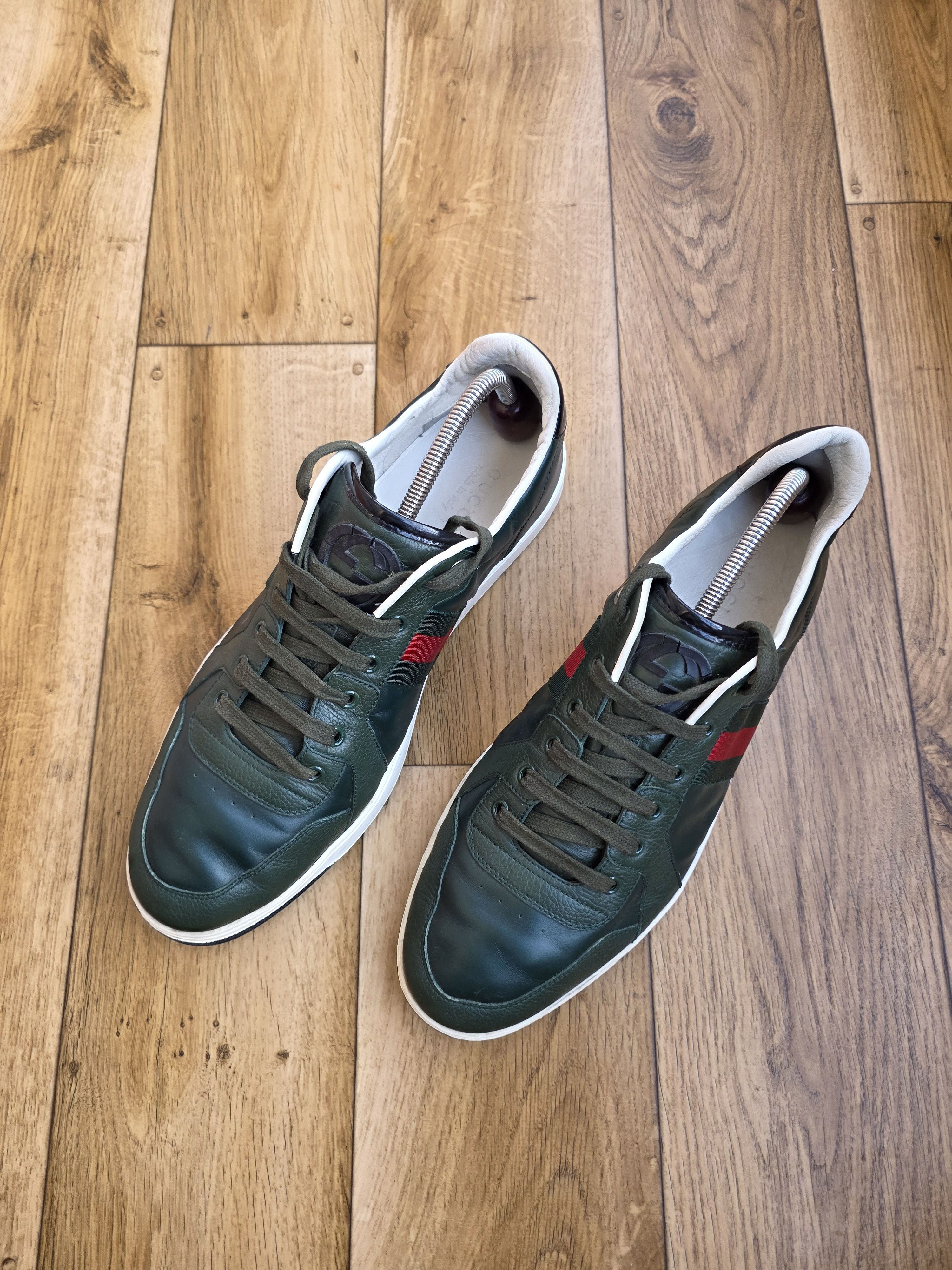 Gucci Gucci Web Low Top Sneakers Size US 14 / EU 47 - 10 Thumbnail