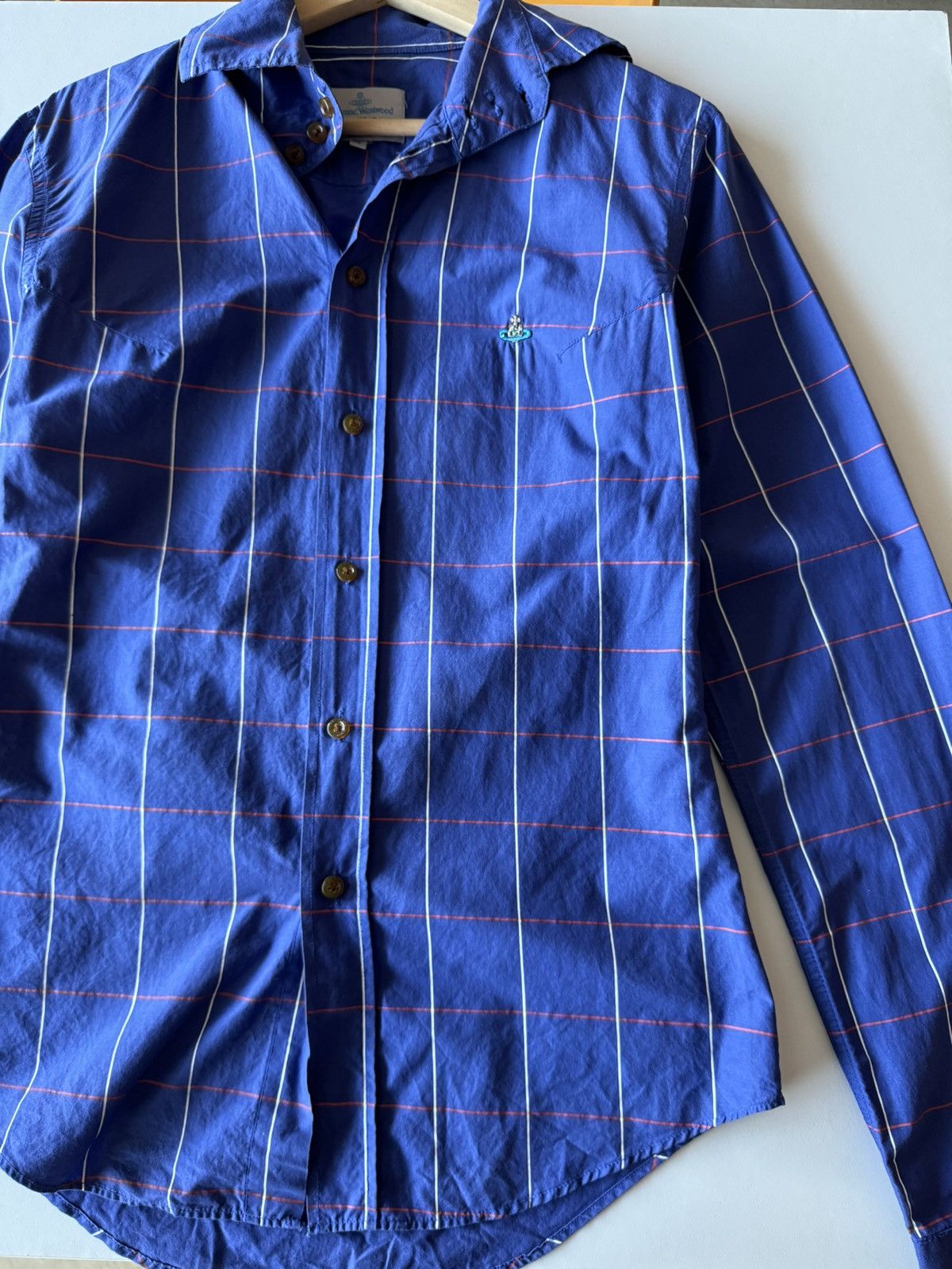 Vivienne Westwood Vintage Vivienne Westwood Button Up Checkered Long Sleeve Size S / US 4 / IT 40 - 3 Thumbnail