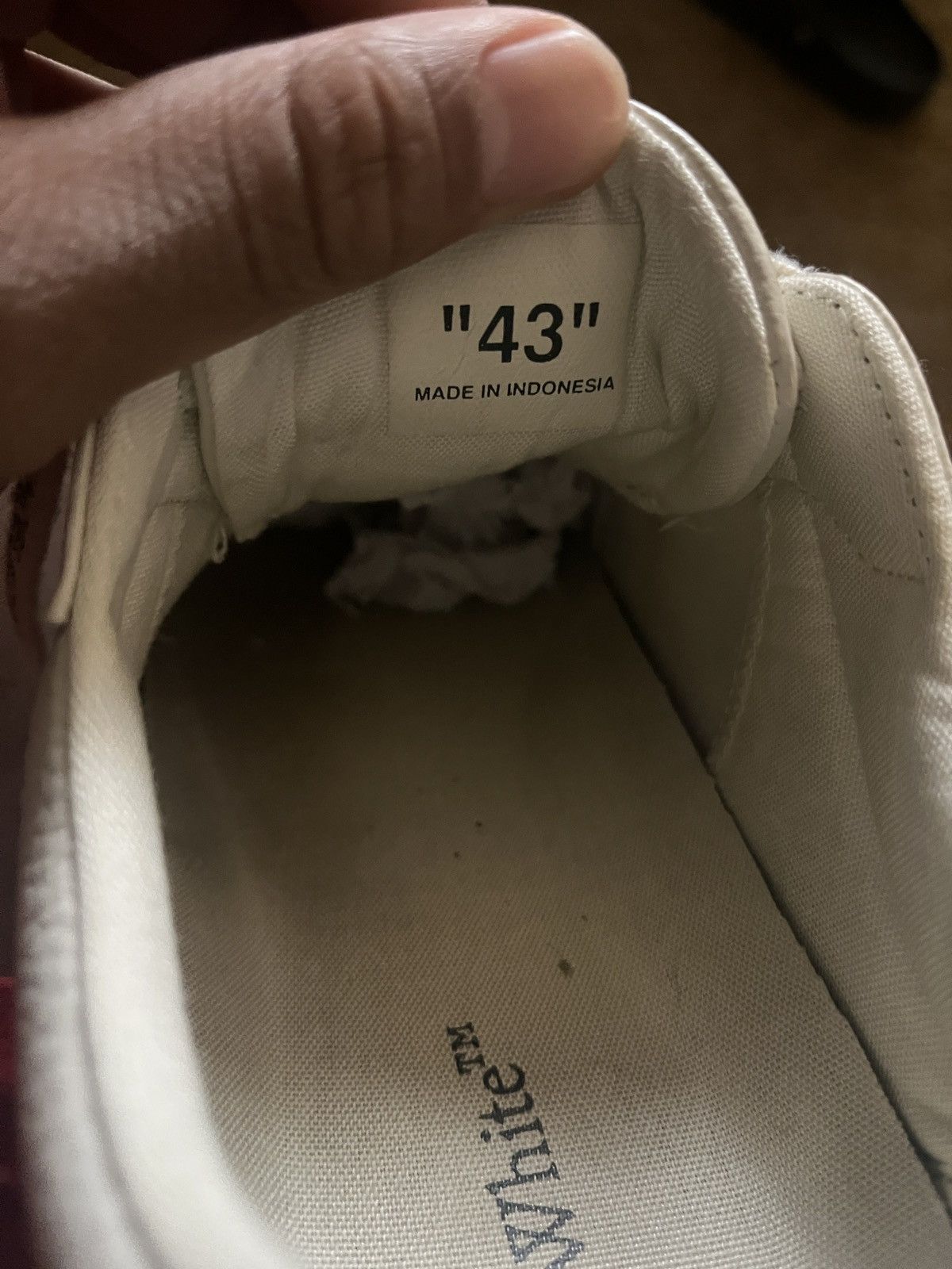 Off-White Off- White Vulcanized ‘Leather’ Size US 10 / EU 43 - 16 Thumbnail