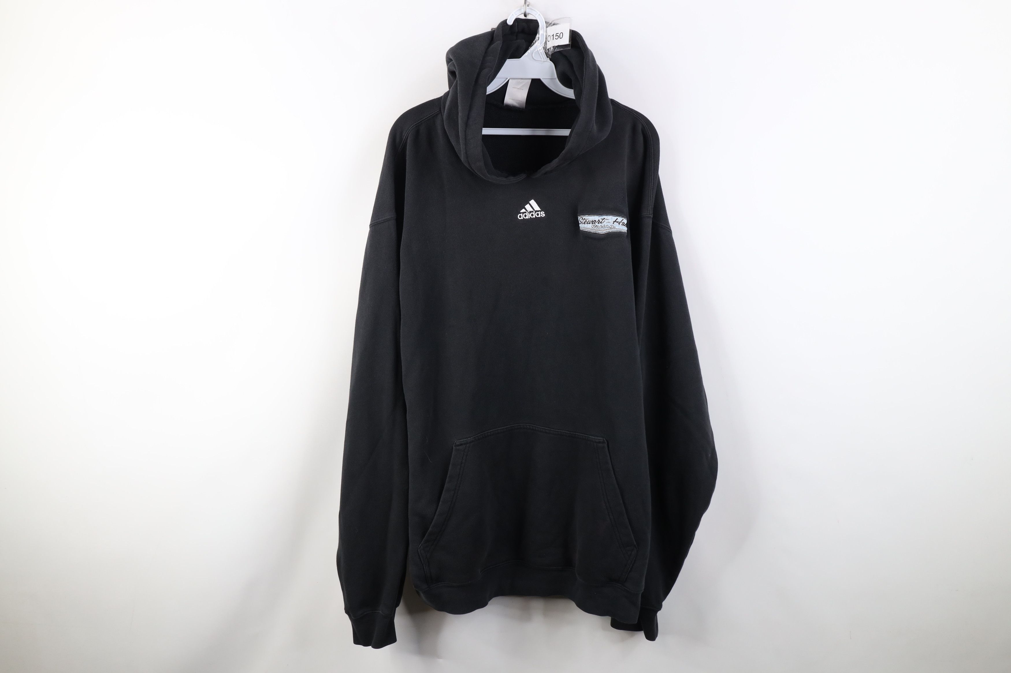 Adidas Vintage Y2K Adidas Stewart Haas Racing Hoodie Sweatshirt Size US XL / EU 56 / 4 - 1 Thumbnail