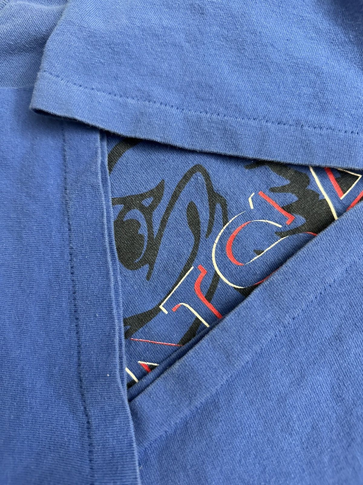 NCAA × Vintage Vintage 90s Kansas Jayhawks KU Single Stitch Tshirt XL Size US XL / EU 56 / 4 - 12 Thumbnail