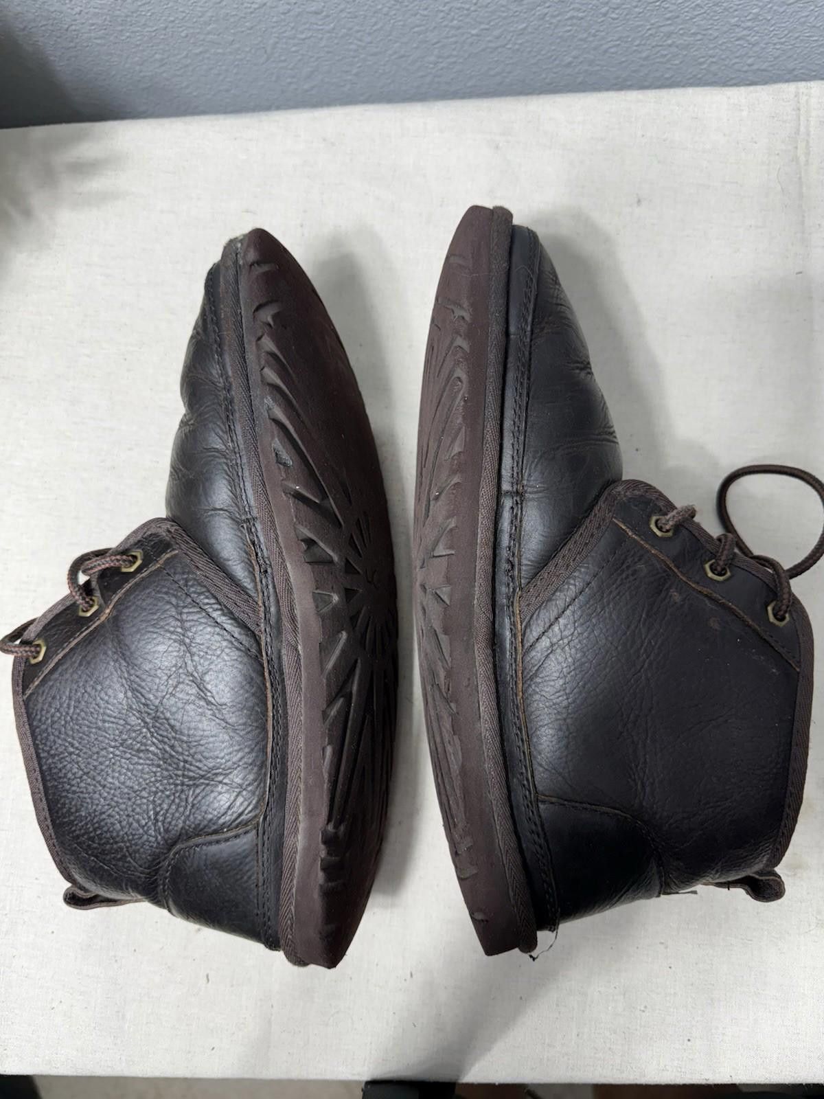Designer UGG NEUMEL China Tea Leather Chukka Boot Waterproof men 9 Size US 9 / EU 42 - 9 Thumbnail