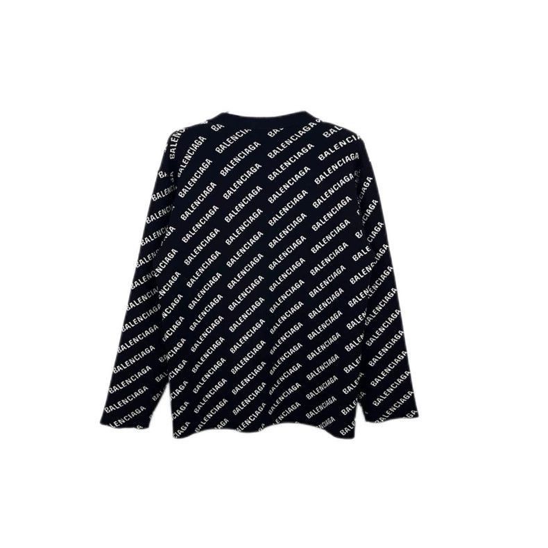 Balenciaga Balenciaga black full print bullet screen cardigan-2506 Size US M / EU 48-50 / 2 - 2 Thumbnail