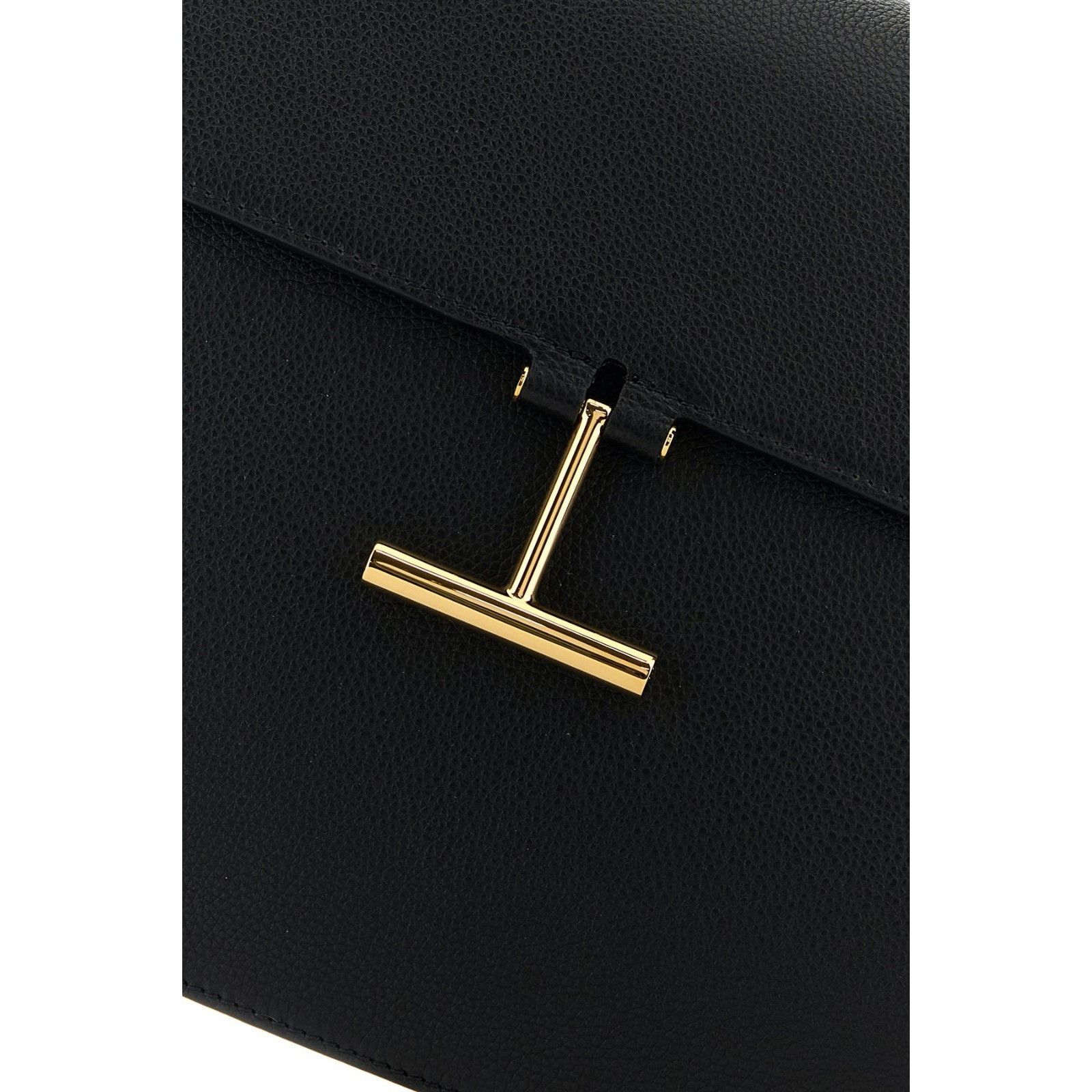 Tom Ford Tom Ford Tara Black Leather Crossbody Bag New Size ONE SIZE - 4 Thumbnail