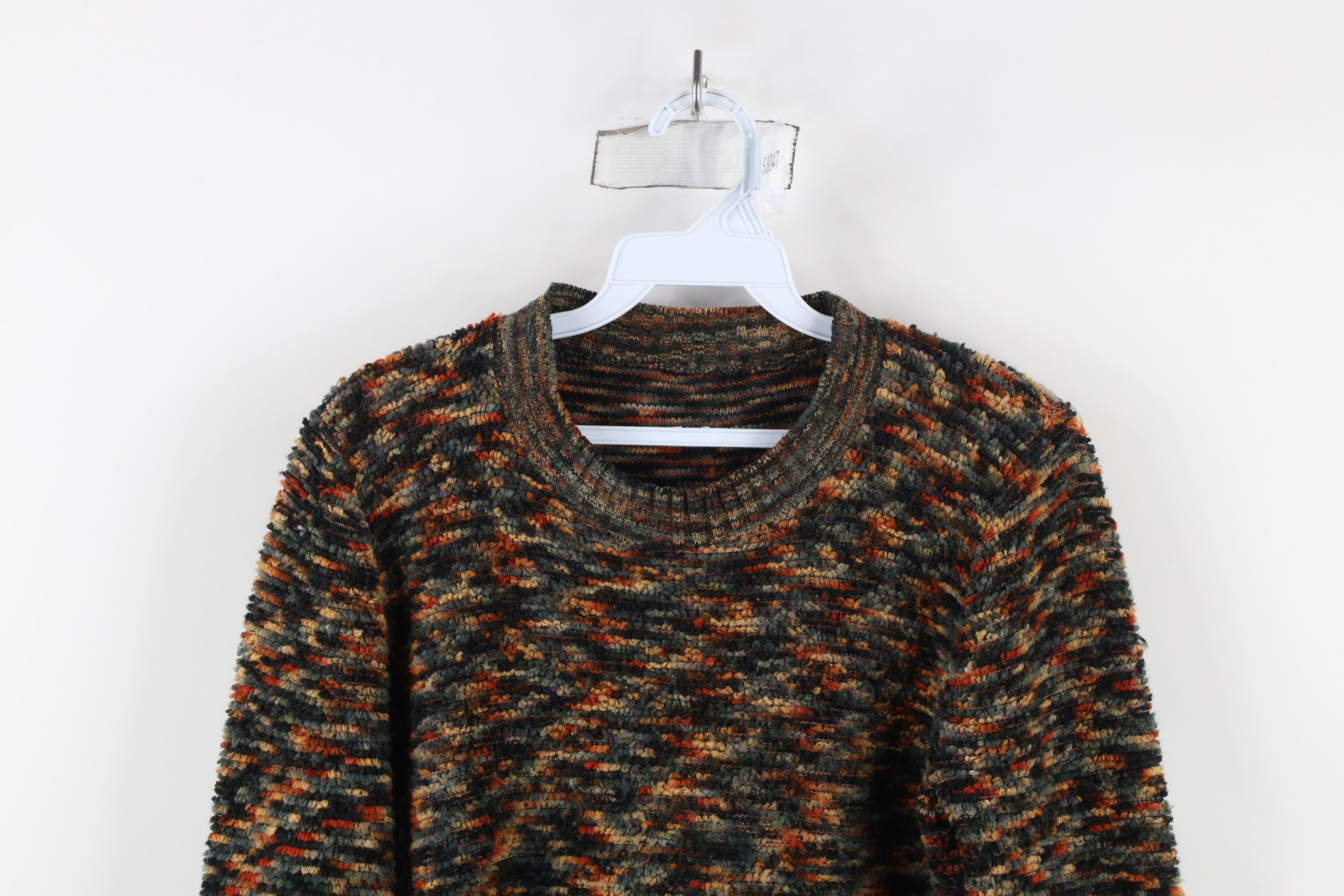 Vintage Vintage 90s Coogi Style Rainbow Fleece Crewneck Sweater Size S / US 4 / IT 40 - 2 Thumbnail