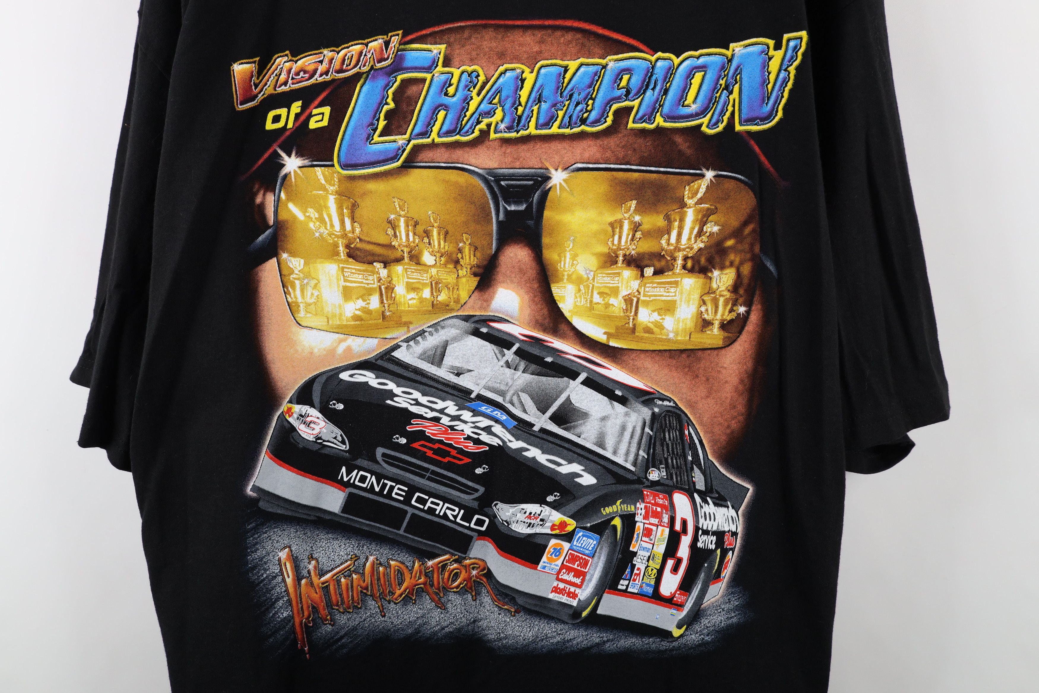 Vintage Deadstock Vintage Y2K 2001 NASCAR All Over Print T-Shirt Size US XXL / EU 58 / 5 - 4 Thumbnail