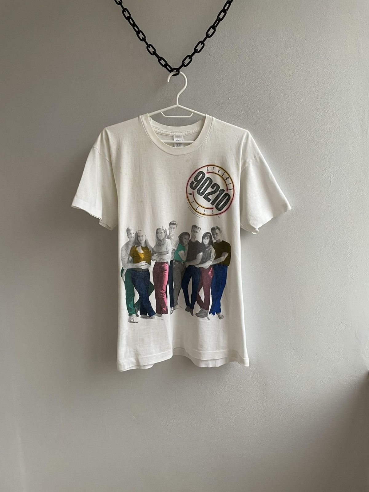 Vintage Rare Beverly Hills 90210 Vintage 1991 90s T Shirt Tee Size US L / EU 52-54 / 3 - 1 Thumbnail