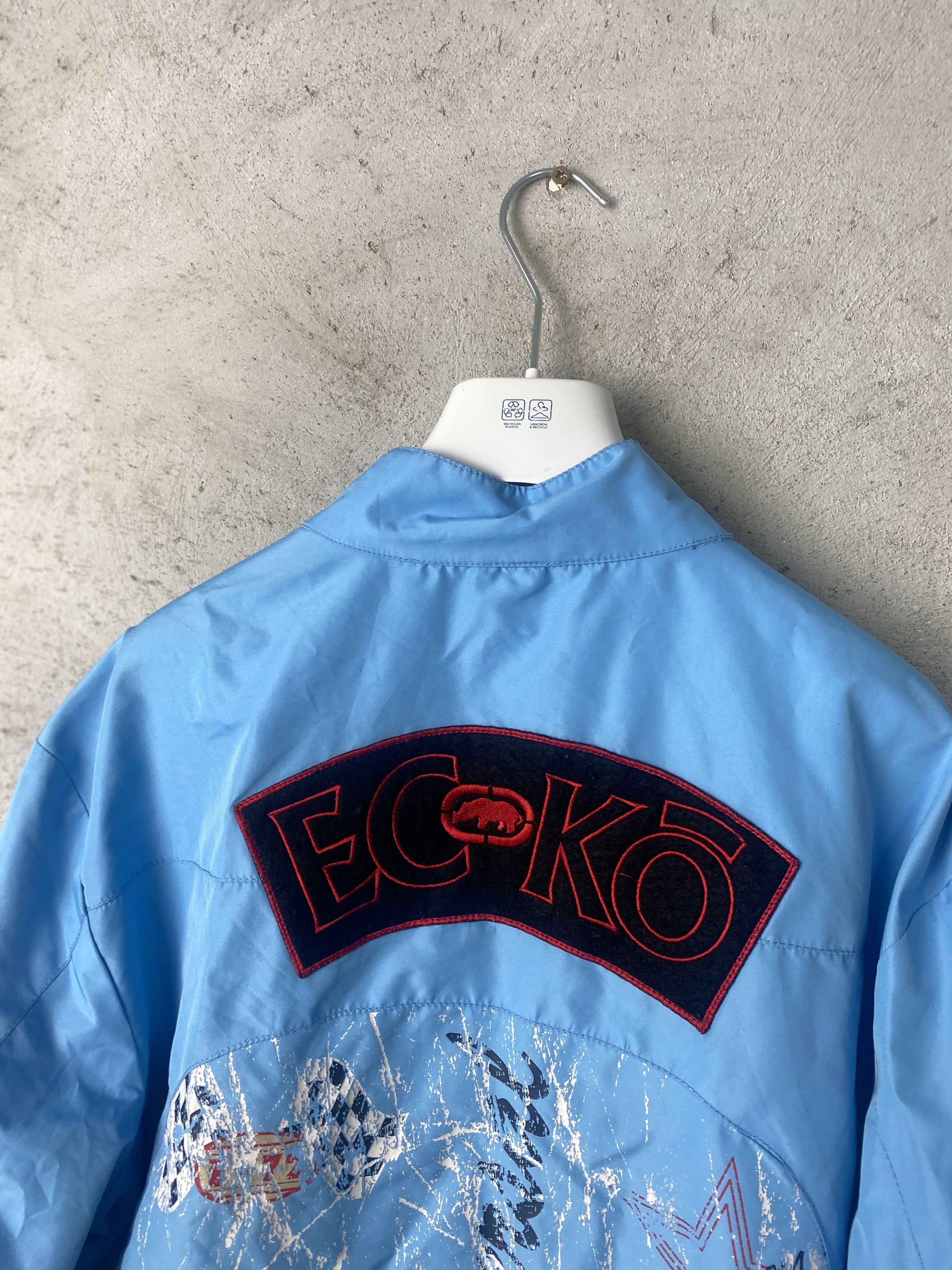Ecko Unltd. Ecko Unltd. y2k 00s moto light jacket embroidered Size US XL / EU 56 / 4 - 6 Thumbnail