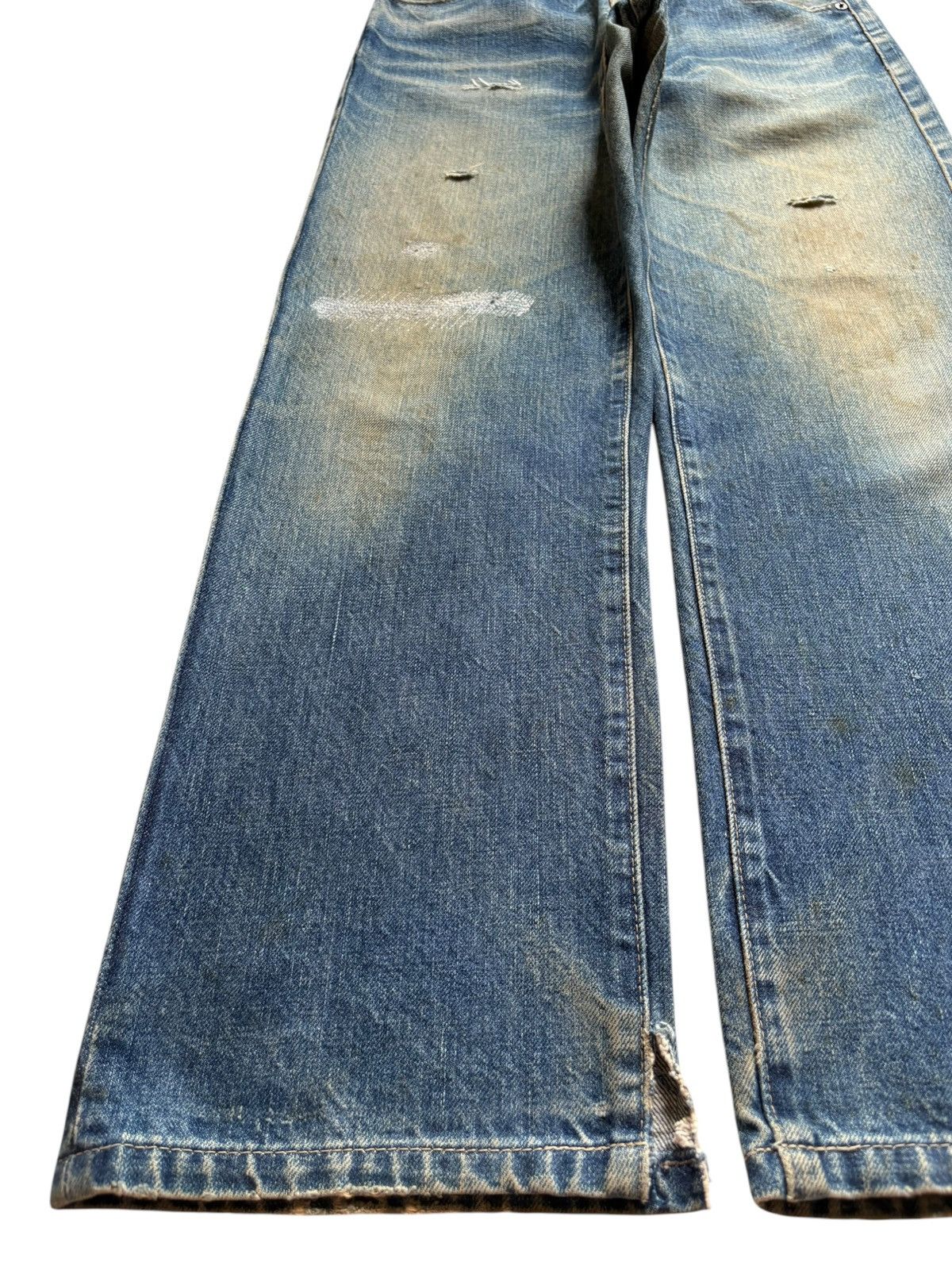 Levi's Vintage 80s Levis 503BXX Big E Selvedge Mud Wash Loose Jean Size US 30 / EU 46 - 7 Thumbnail