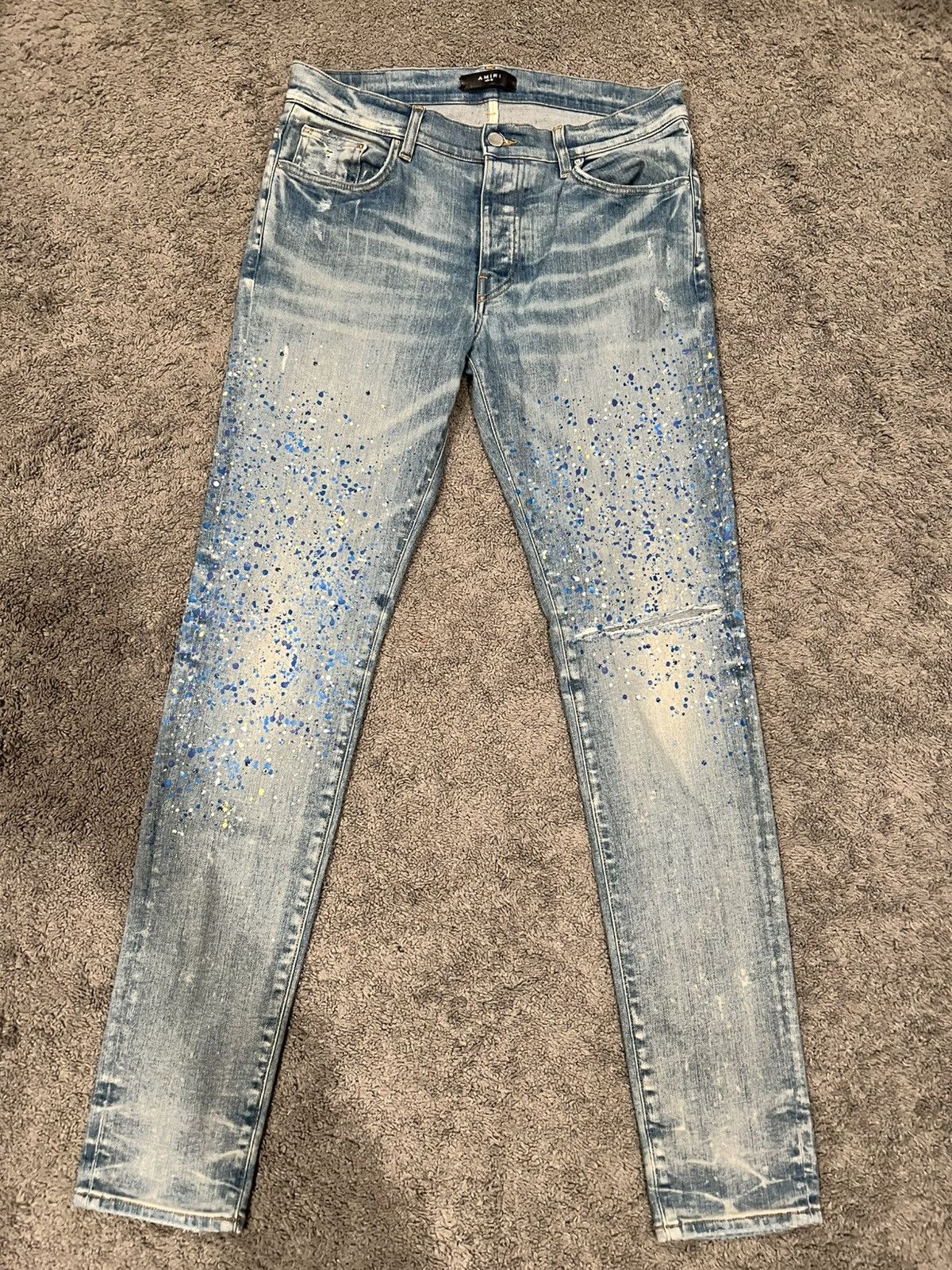 Amiri Amiri painter Crystal jeans Size US 33 - 1 Thumbnail