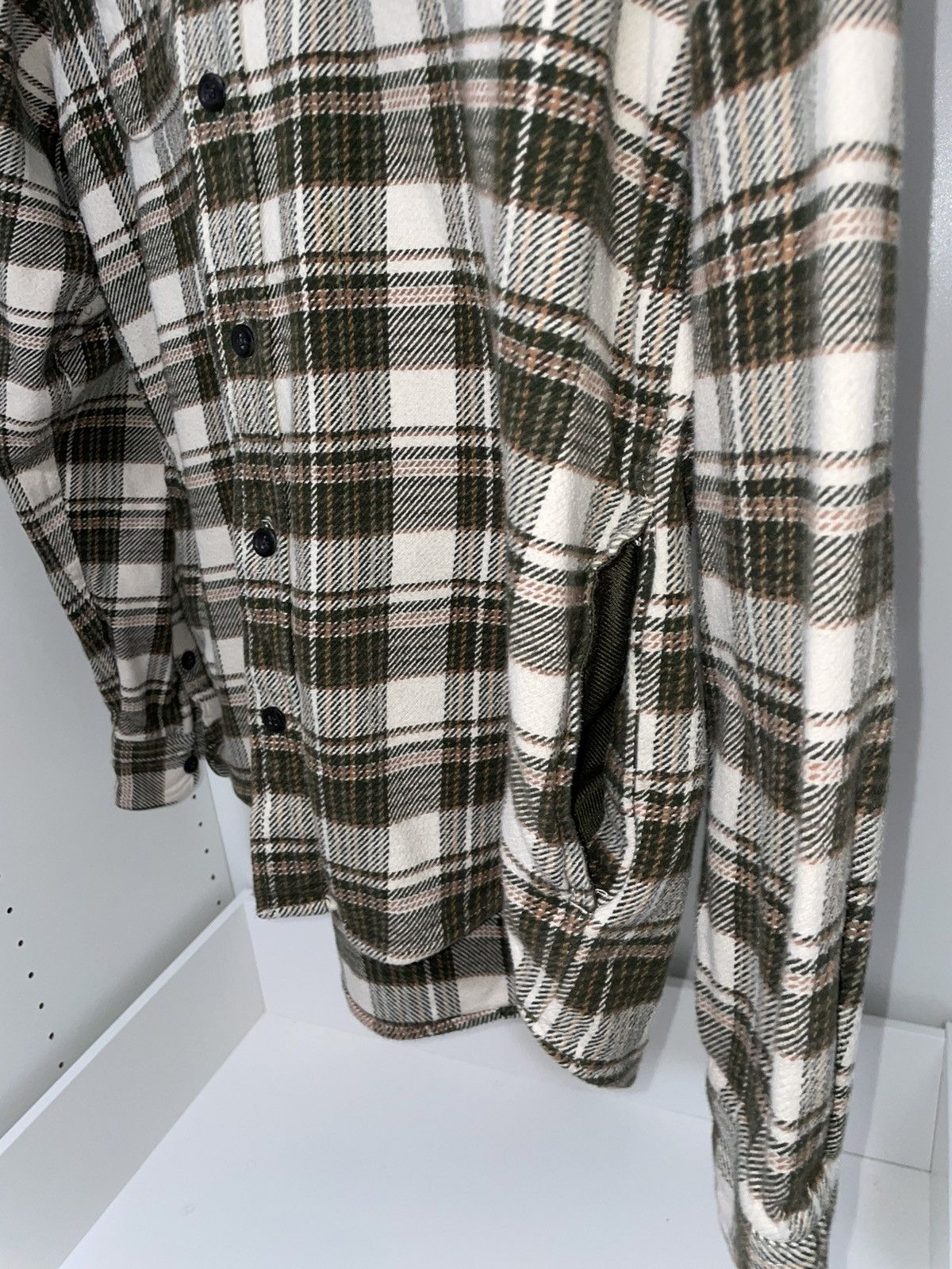 Orvis × Vintage Orvi’s Flannel (Orange/green/tan) Size US L / EU 52-54 / 3 - 3 Thumbnail