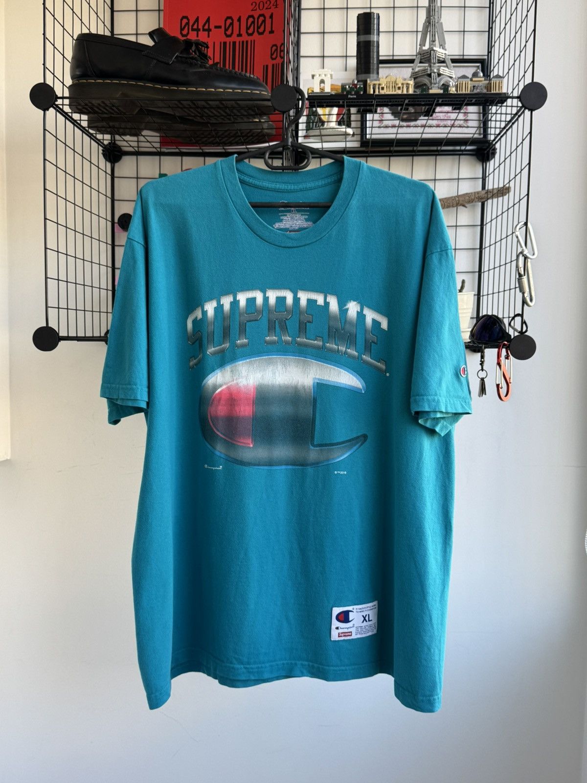 Champion × Supreme Supreme X Champion Chrome Tee Size US L / EU 52-54 / 3 - 1 Thumbnail