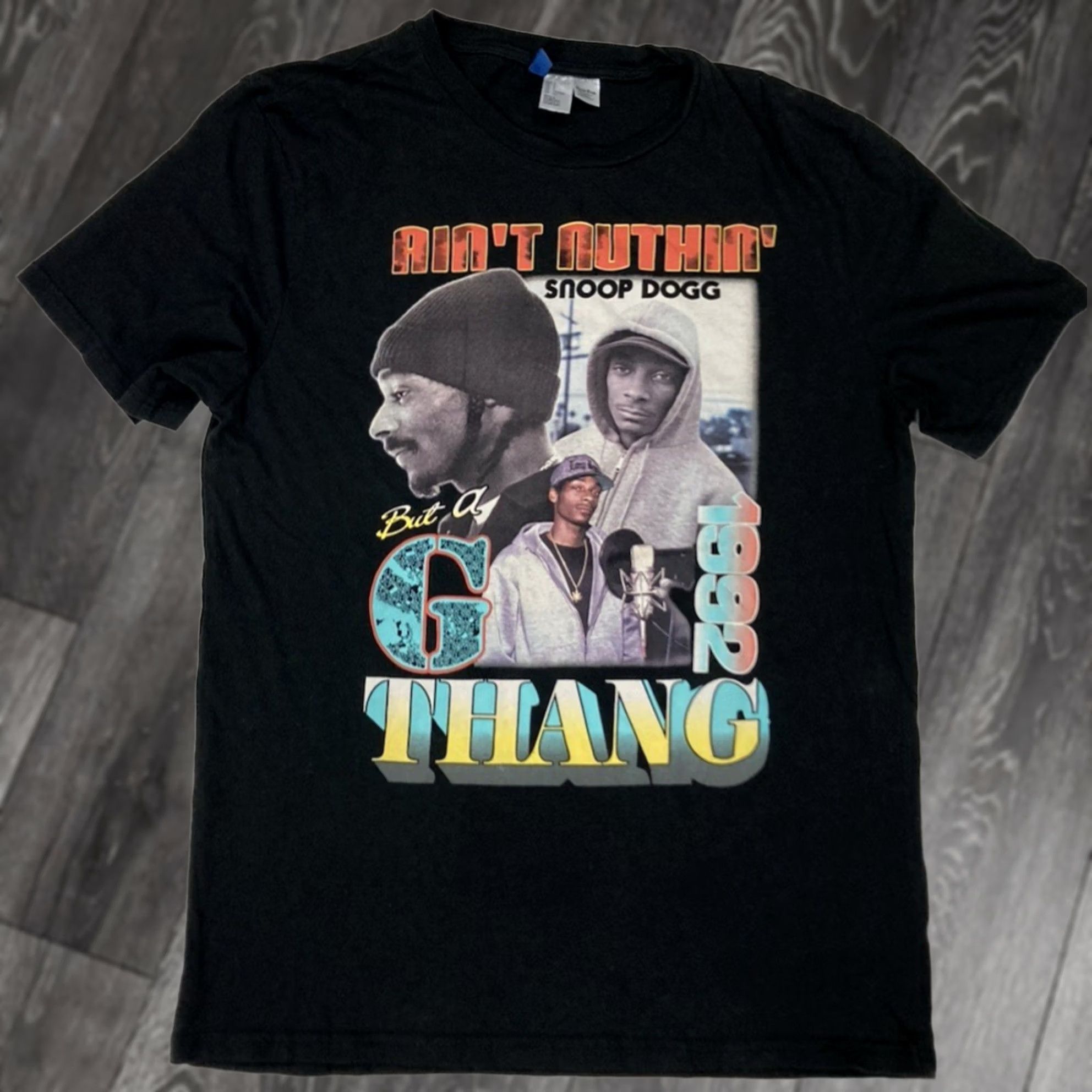 H&M Snoop Dogg Ain't Nuthin But A G Thang Graphic T-shirt Men Small Black Music Hip Hop T-Shirt Mens Regular Short Sleeve Crew Neck Size US S / EU 44-46 / 1 - 1 Thumbnail