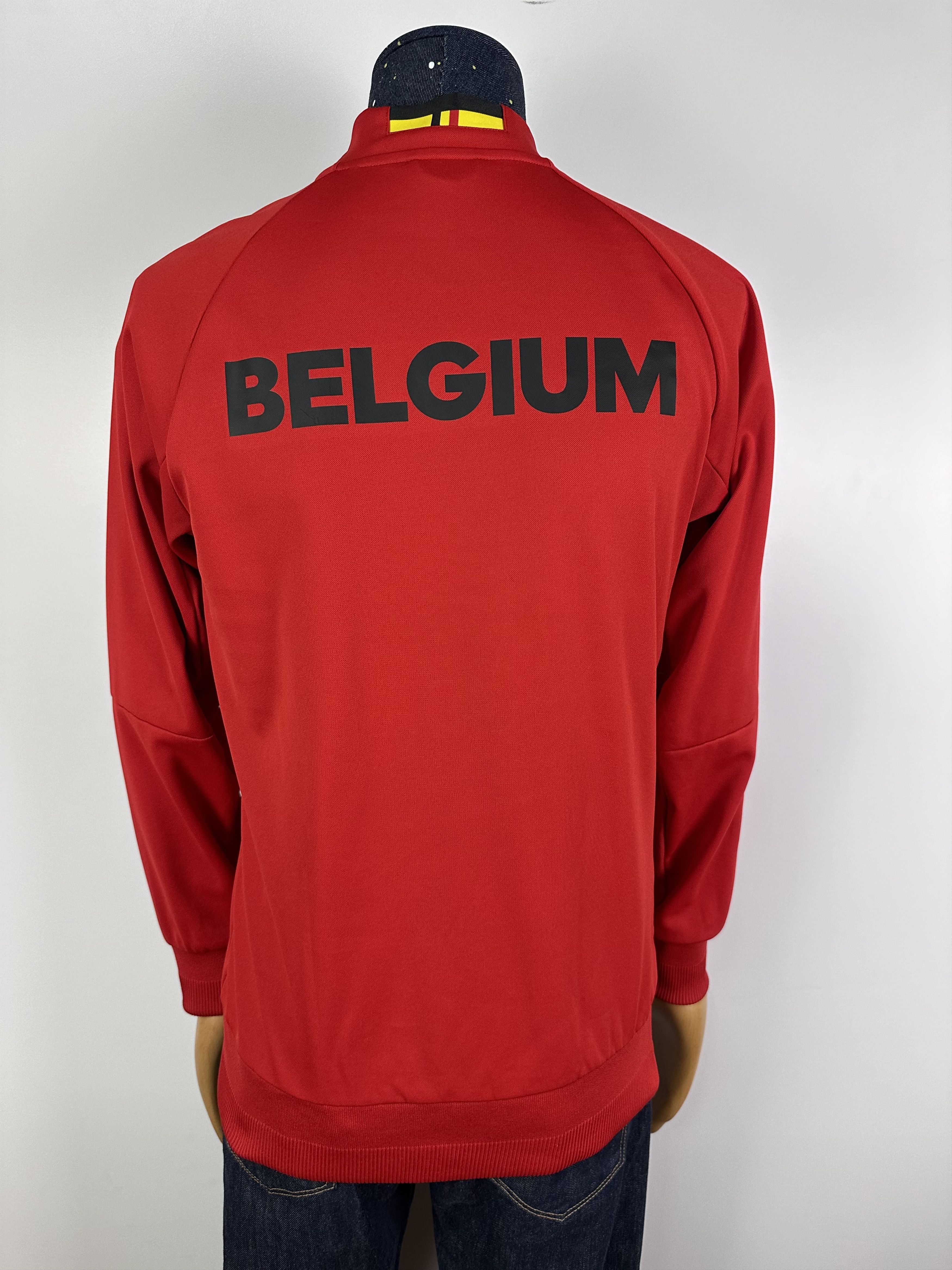 Adidas BELGIUM NATIONAL TEAM 20 FOOTBALL TRAINING TRACK TOP JACKET Size US M / EU 48-50 / 2 - 9 Thumbnail