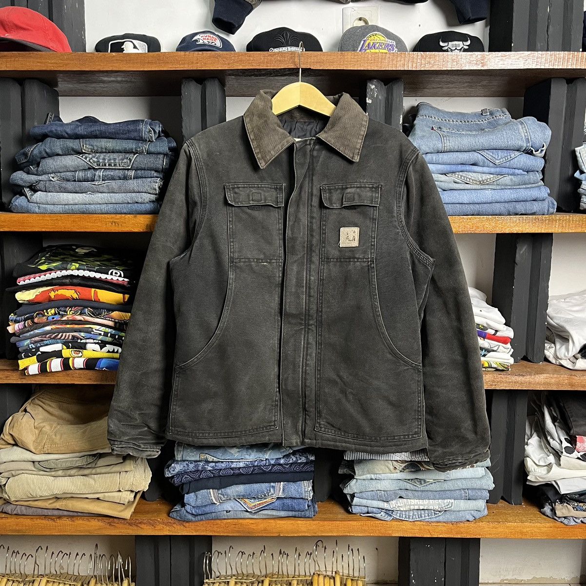 Carhartt × Vintage 80’s Carhartt Traditional Jacket Size US S / EU 44-46 / 1 - 1 Thumbnail
