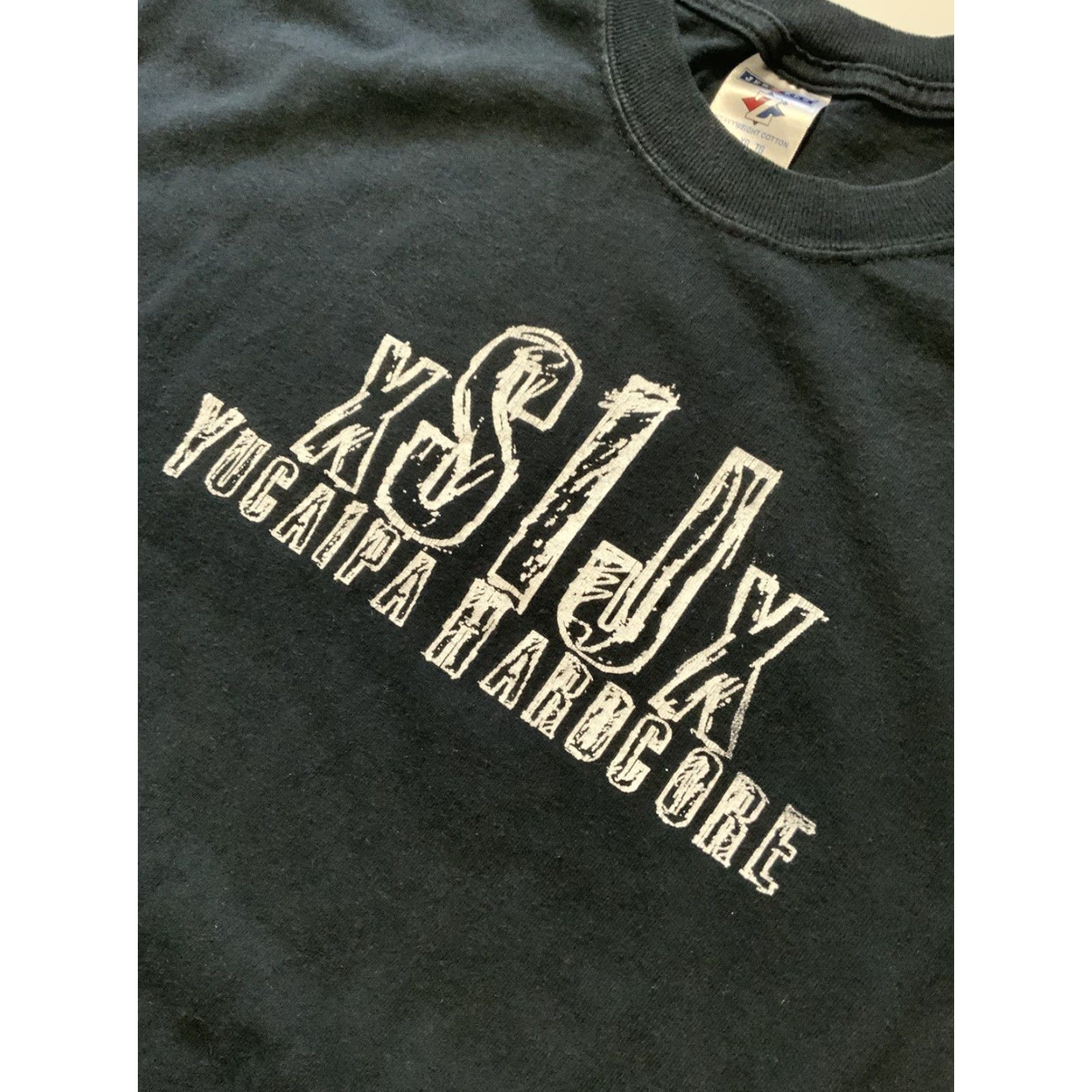 Jerzees XSIJX Yucaipa Hardcore We Will Break Before We Bend Punk Rock Band T-Shirt XL Mens Black XL Punk 90s Concert Style T-Shirt Size US XL / EU 56 / 4 - 5 Thumbnail
