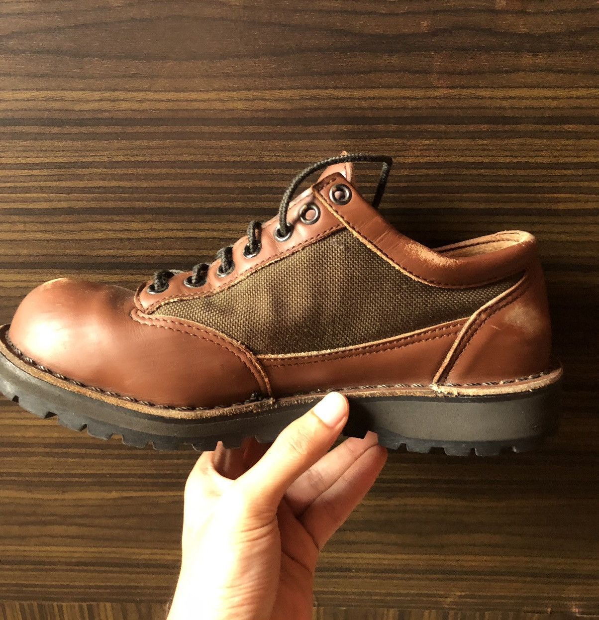 Danner Danner LT III Lo Cedar utility hiking boot USA made Size US 6.5 / EU 39-40 - 3 Thumbnail