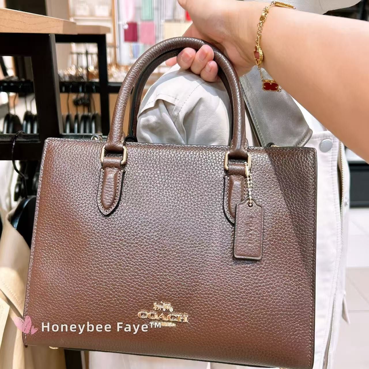 Coach Maggie Small Tote Bag CY668 Gold/Maple Size ONE SIZE - 2 Thumbnail