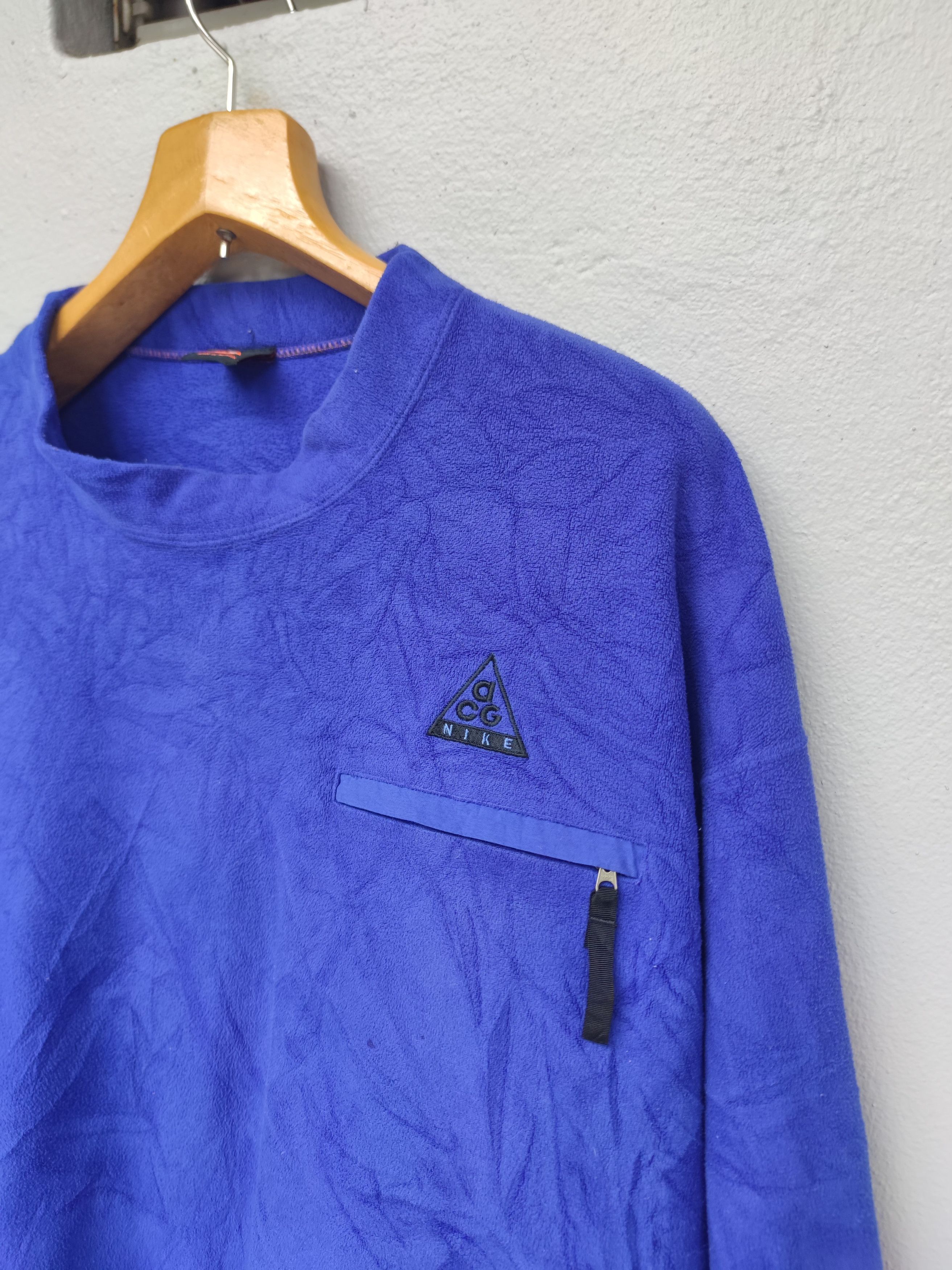 Nike ACG Vintage Nike ACG Therma Fit Fleece Pullover Size US L / EU 52-54 / 3 - 3 Thumbnail