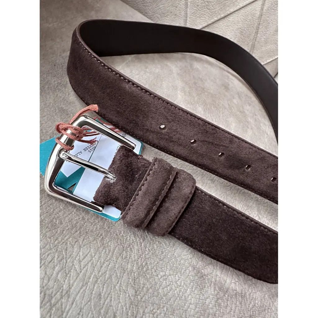Loro Piana o1v3rcll0525 Size: 95 / Leather Belt in Brown Size 38 - 7 Thumbnail